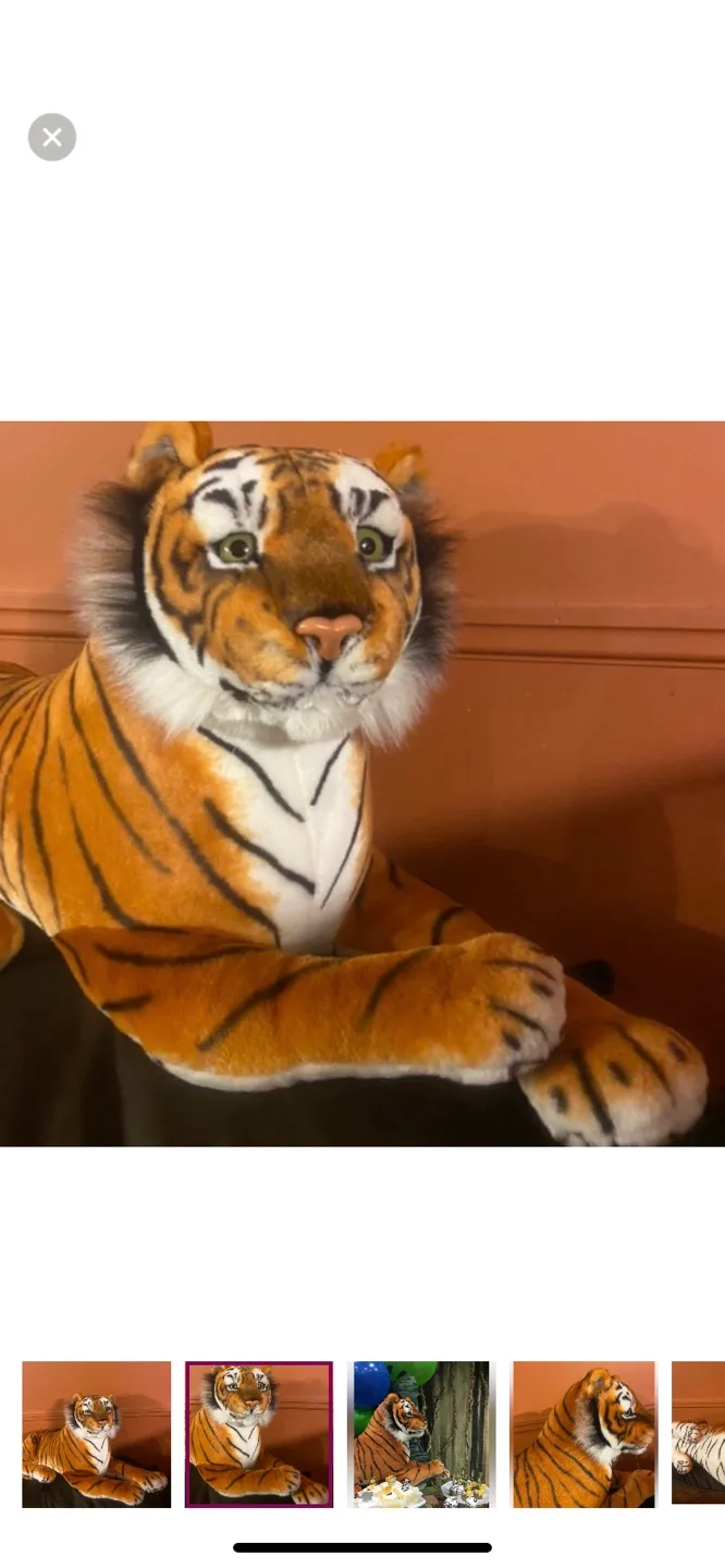 Large Stuffed Tiger image indicator(2)