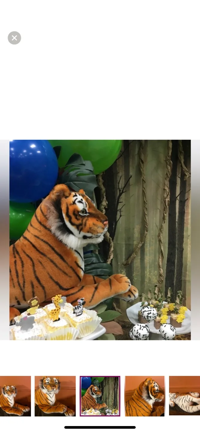 Large Stuffed Tiger image indicator(5)