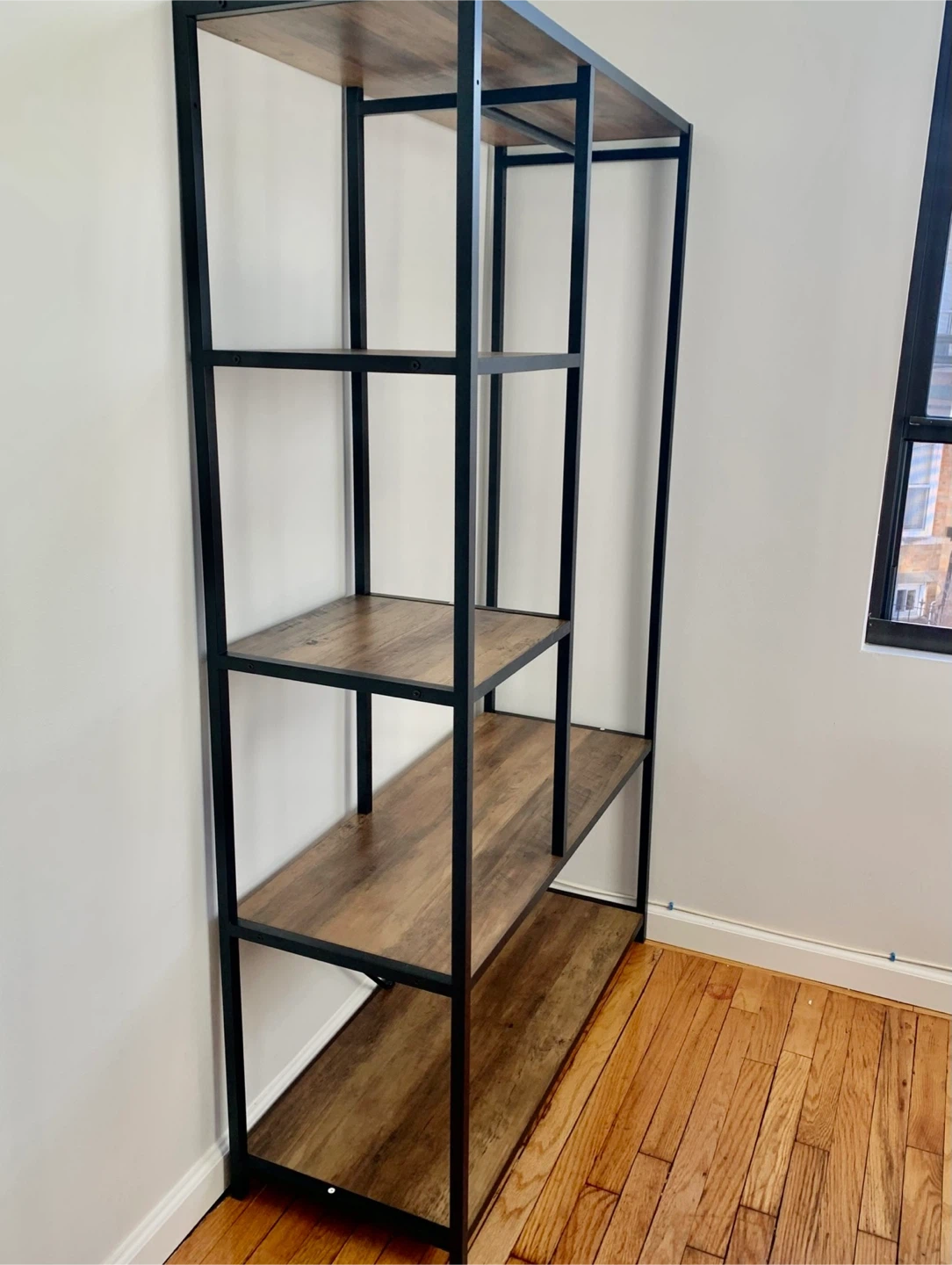 Black Metal & Wood Closet - photo 2