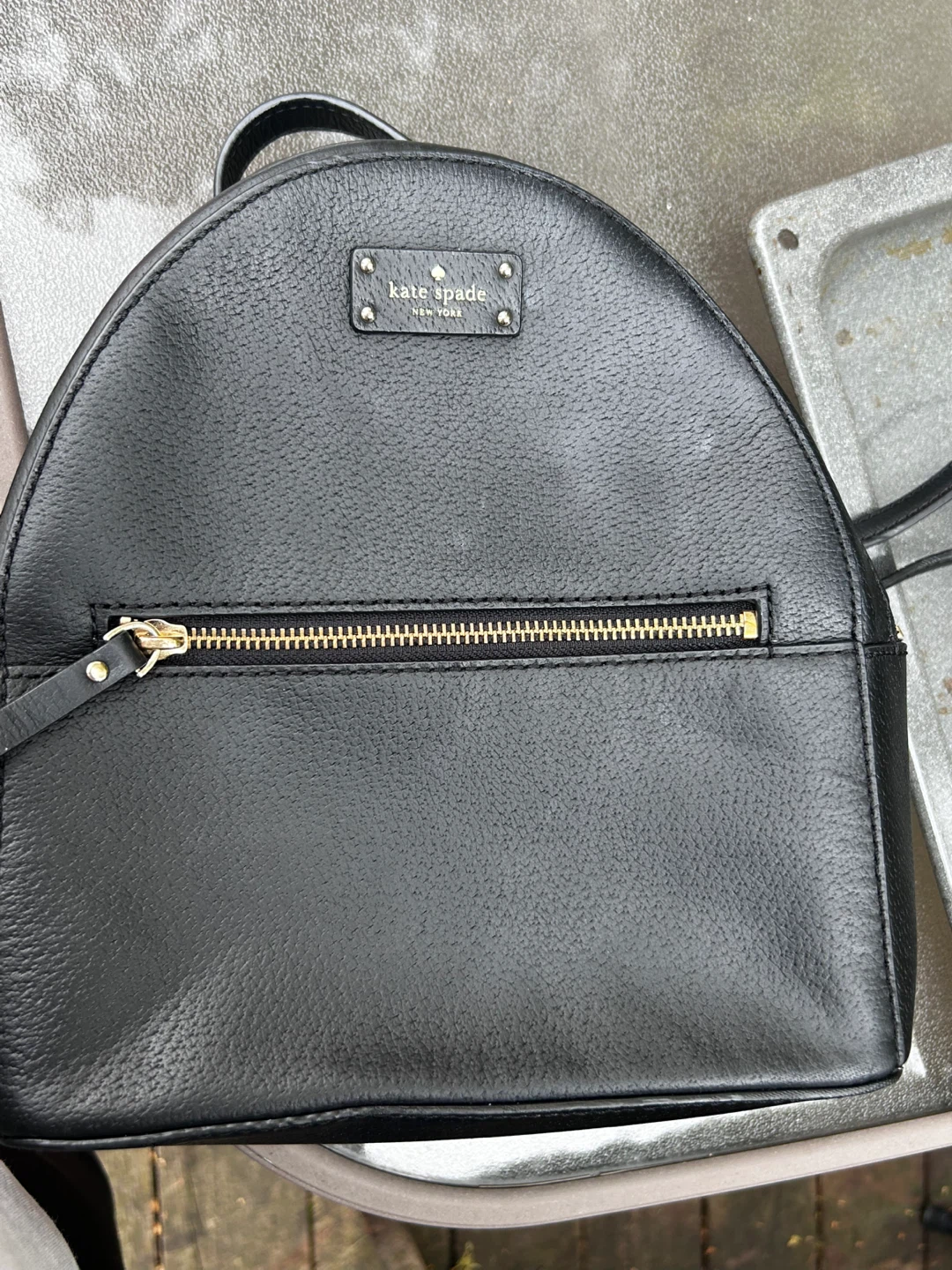 Kate Spade Black Leather Backpack - photo 2