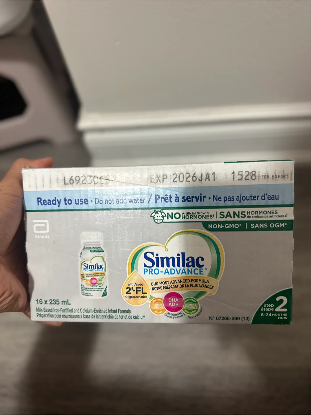 Similac Pro-Advance Stage 2 Formula (16x235mL)
