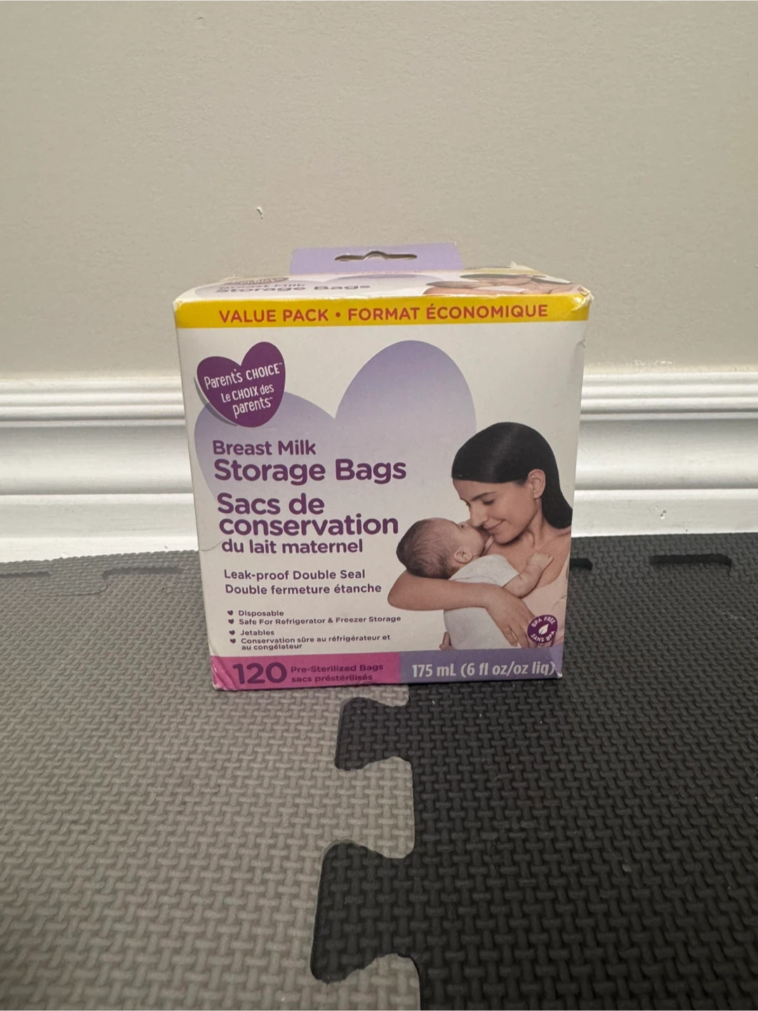 Parent's Choice Breast Milk Storage Bags - 120 Count
