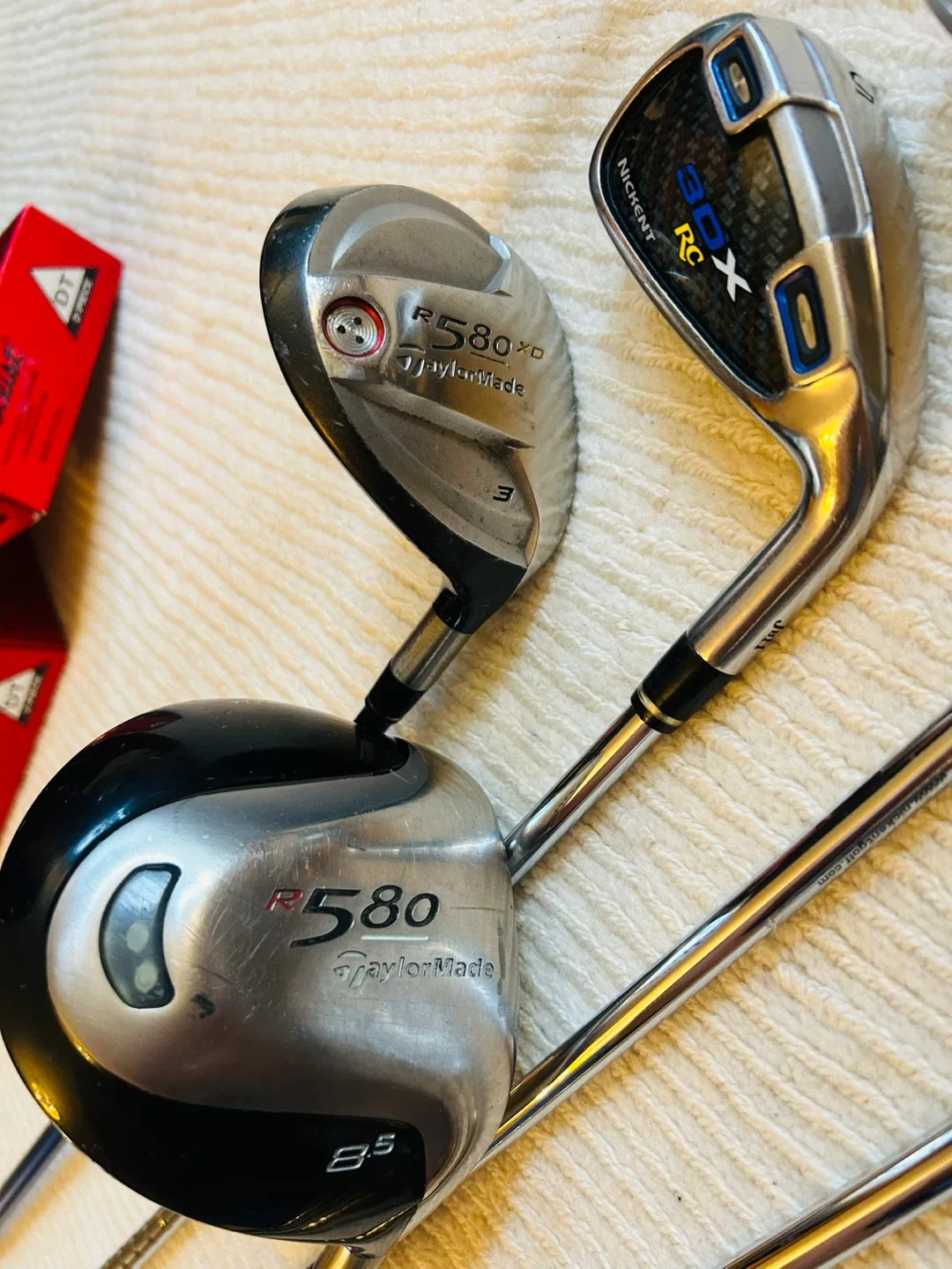 Nickent 3DX RC/TaylorMade R580 Golf Club Set (Right Hand, Adult) image indicator(6)