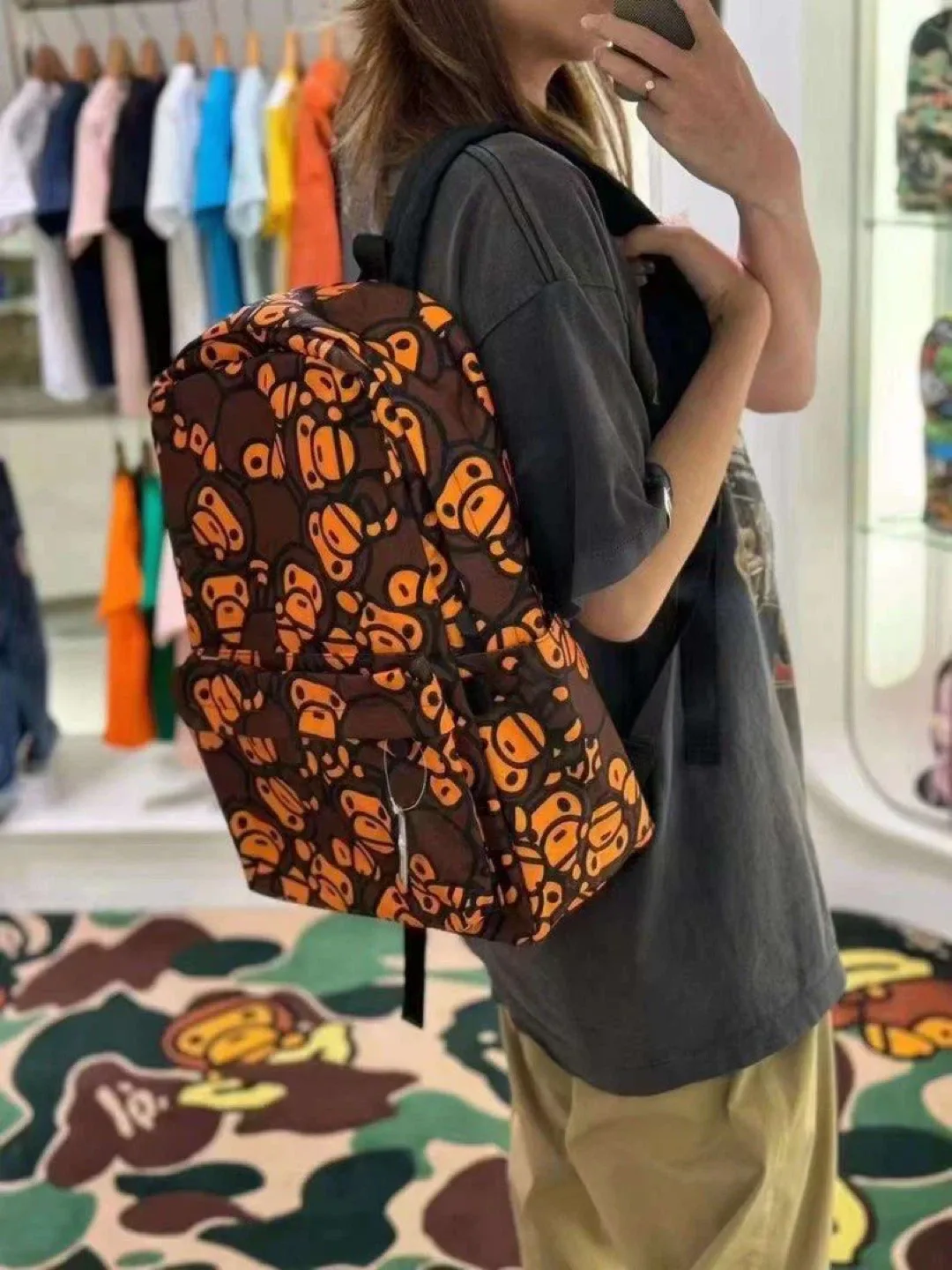 BAPE baby ape milo Backpack thumbnail