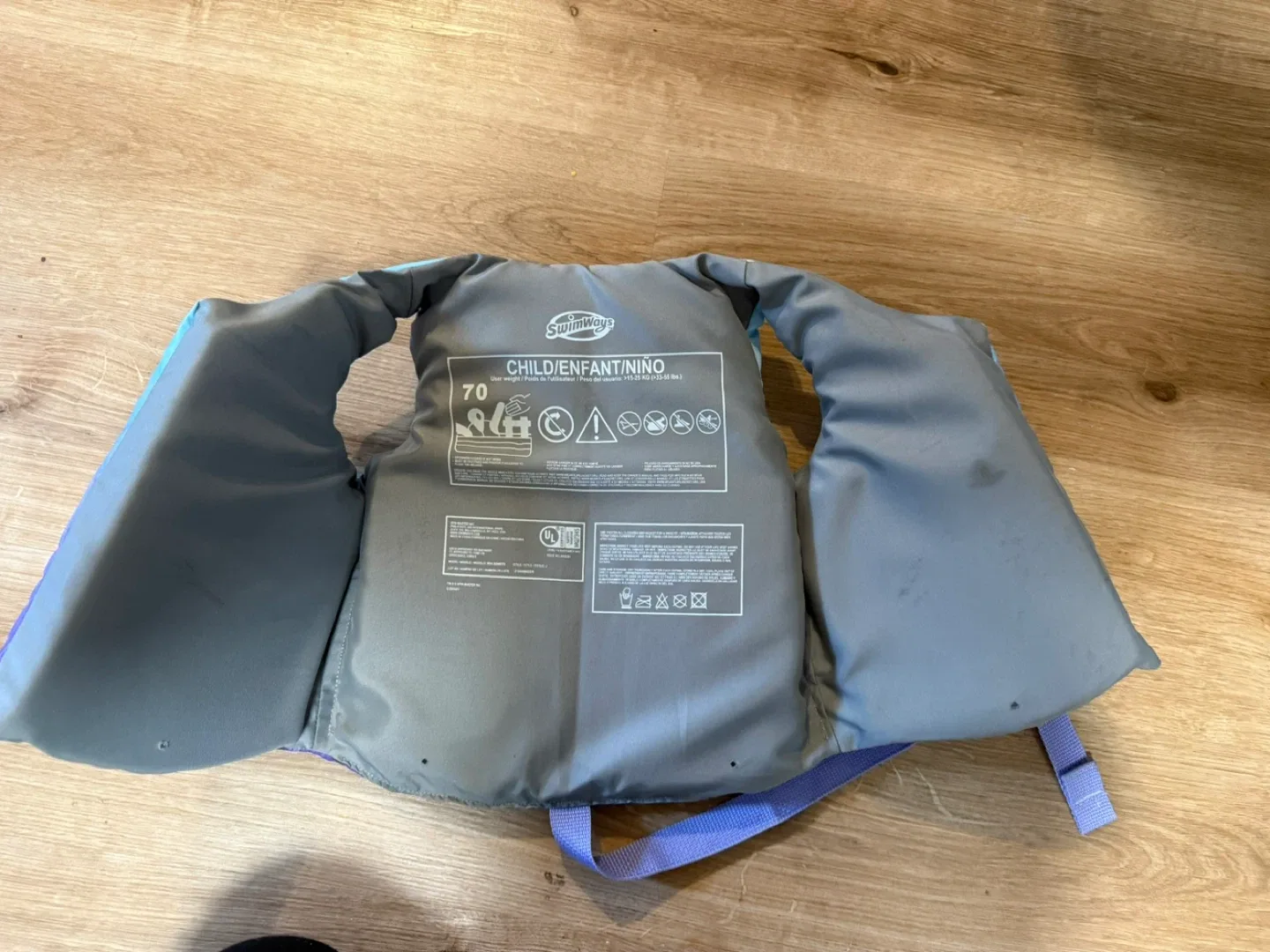 SwimWays Child Frozen Life Jacket - 33-55 lbs image indicator(3)