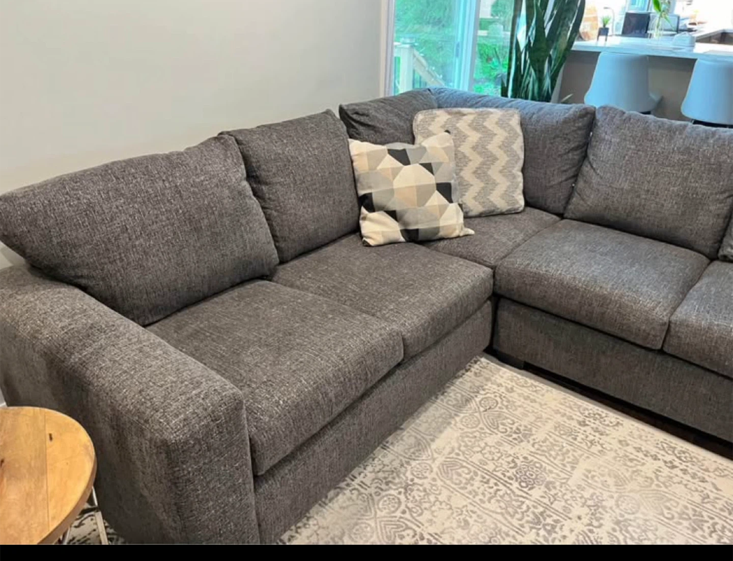 Austin and Tylor Sectional Sofa - Grey - photo 2