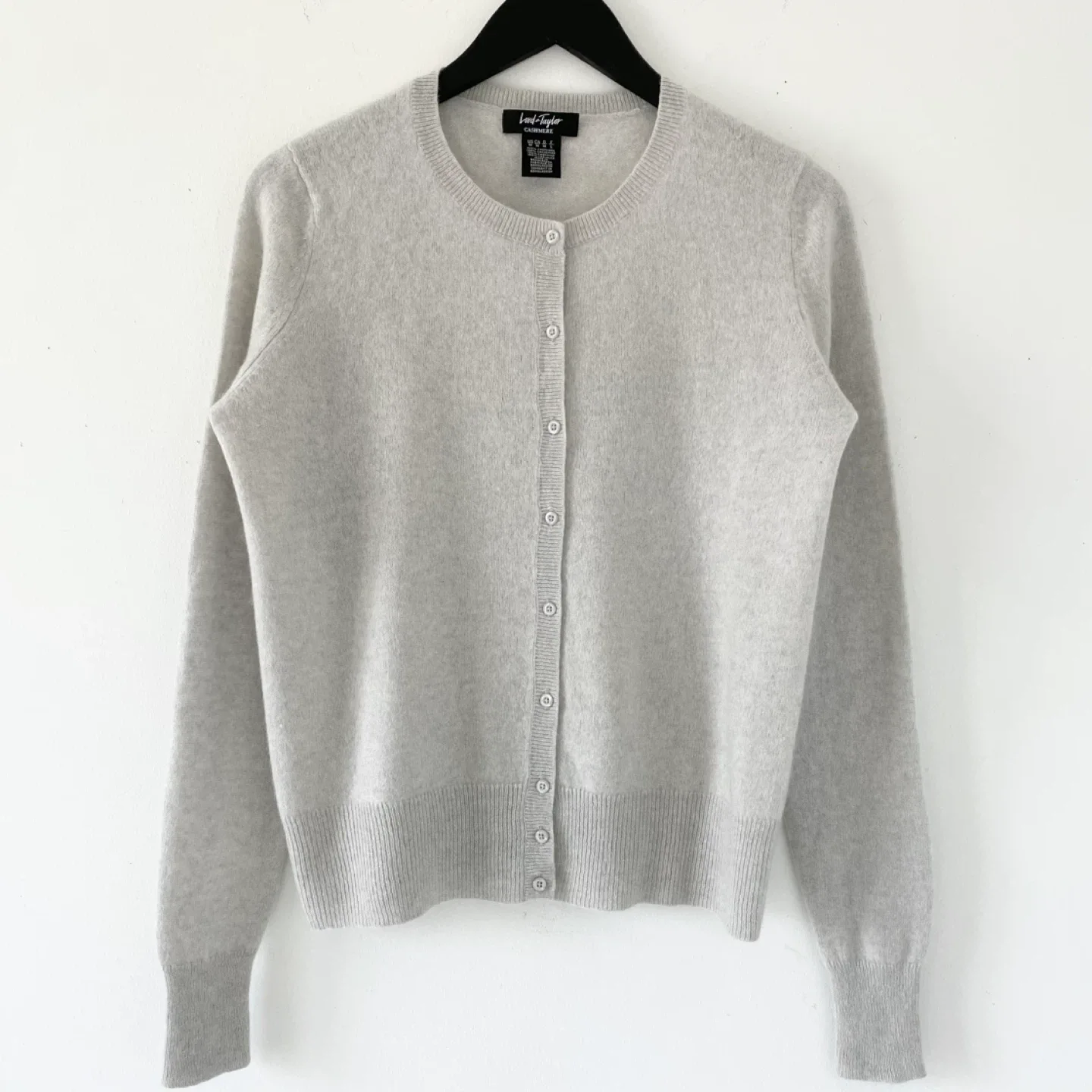 Lord & Taylor 100% Cashmere Classic Cardigan thumbnail