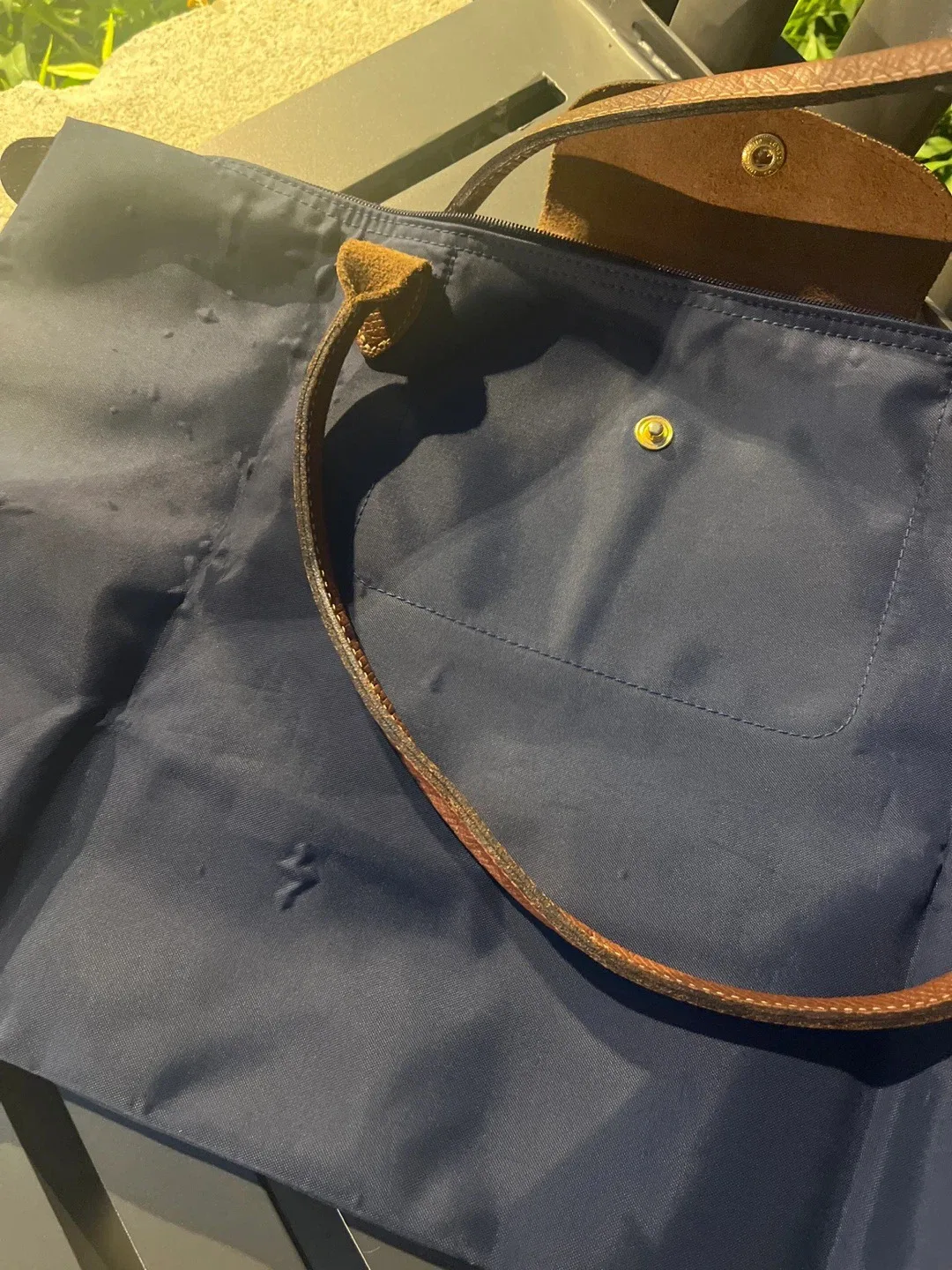 Longchamp Le Pliage Tote Bag - Navy image indicator(7)