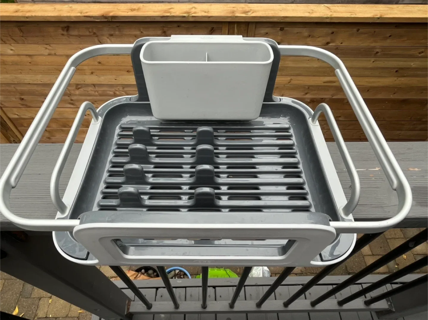 OXO Good Grips Extendable Over-The-Sink Dish Rack thumbnail