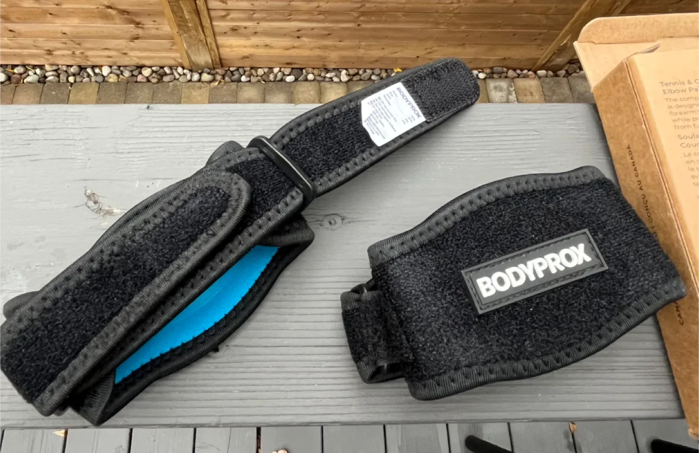 Bodyprox Elbow Brace 2 Pack for Tennis & Golfer's Elbow Pain image indicator(3)