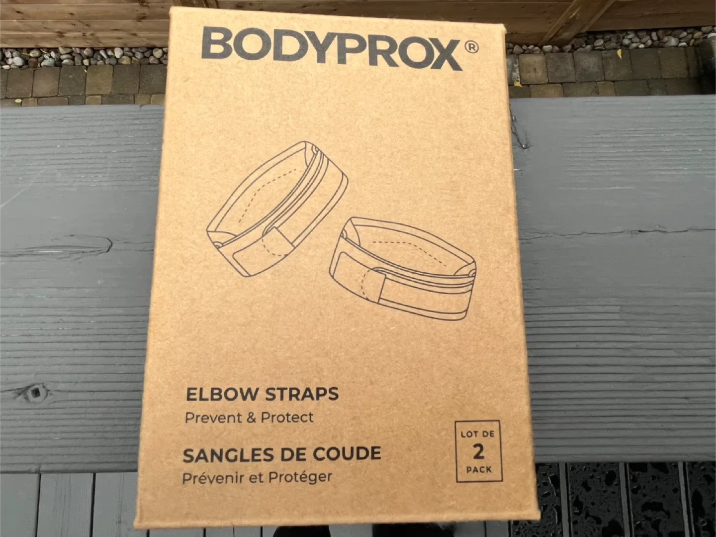 Bodyprox Elbow Brace 2 Pack for Tennis & Golfer's Elbow Pain thumbnail