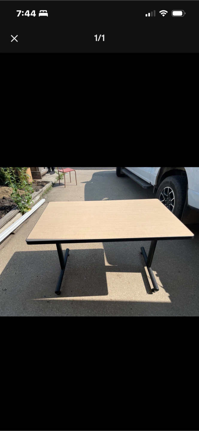 Table with Black Legs