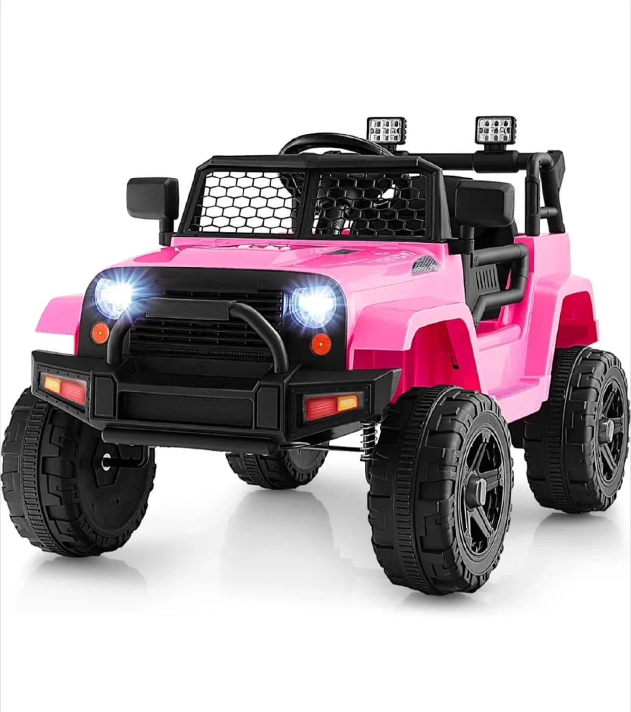 Pink Kids Ride On Jeep Car image indicator(5)