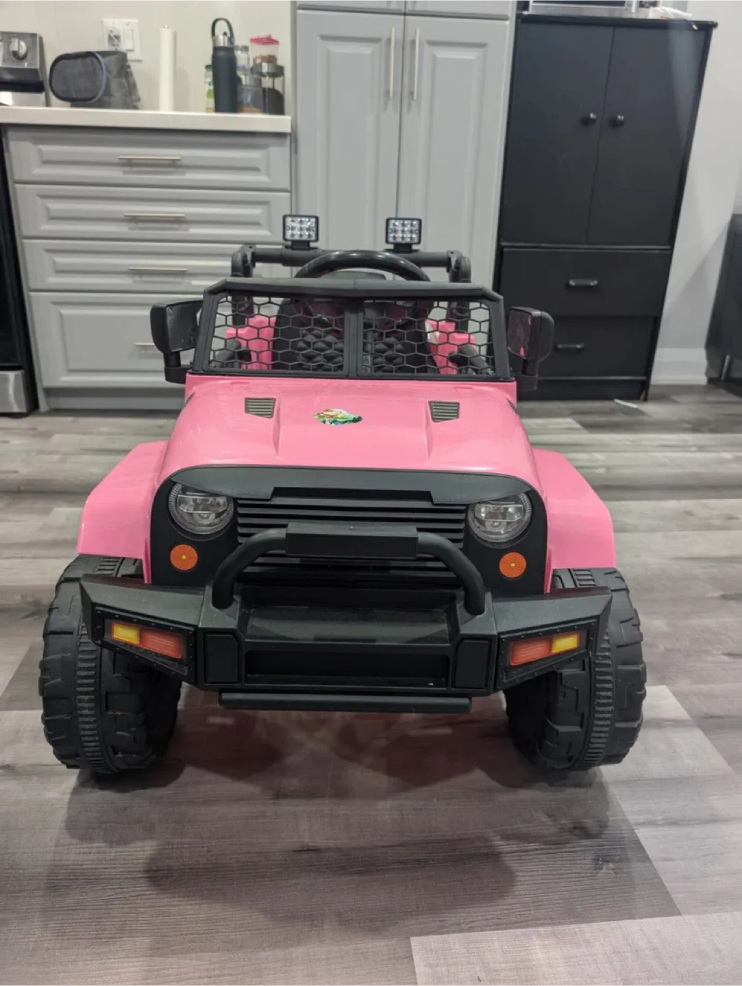 Pink Kids Ride On Jeep Car thumbnail