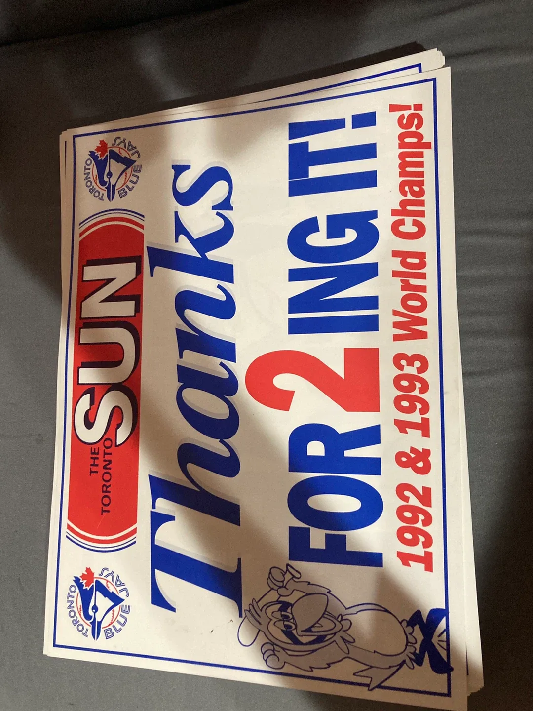 Toronto Blue Jays 1992 & 1993 World Series Posters image indicator(2)