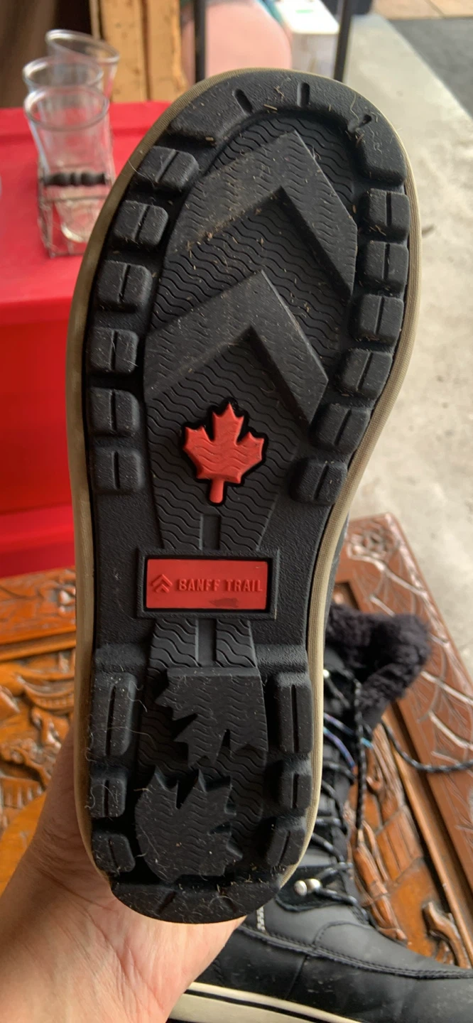 Banff Trail Weven-98 Black Winter Boots - Size 8 - photo 4