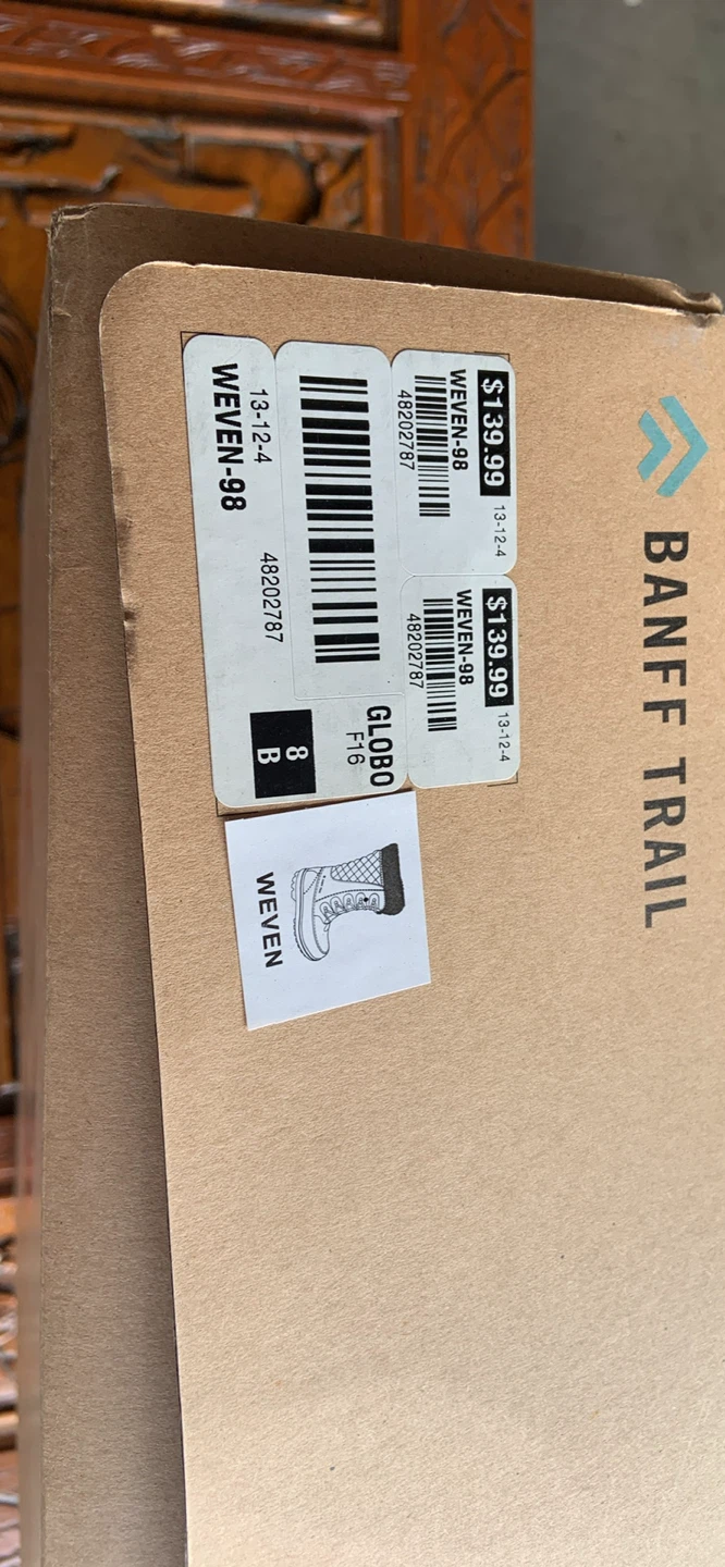 Banff Trail Weven-98 Black Winter Boots - Size 8 - photo 3