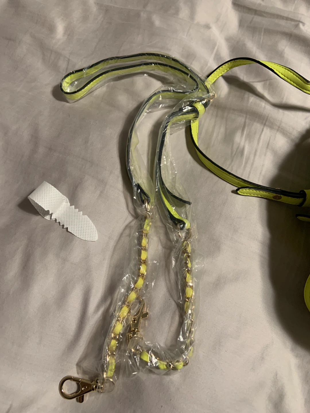 Aldo Quilted Neon Yellow Crossbody Bag - photo 4