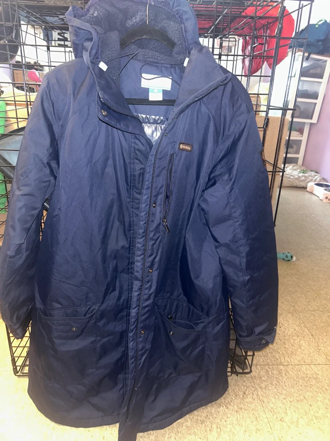 Columbia Blue Winter Coat thumbnail