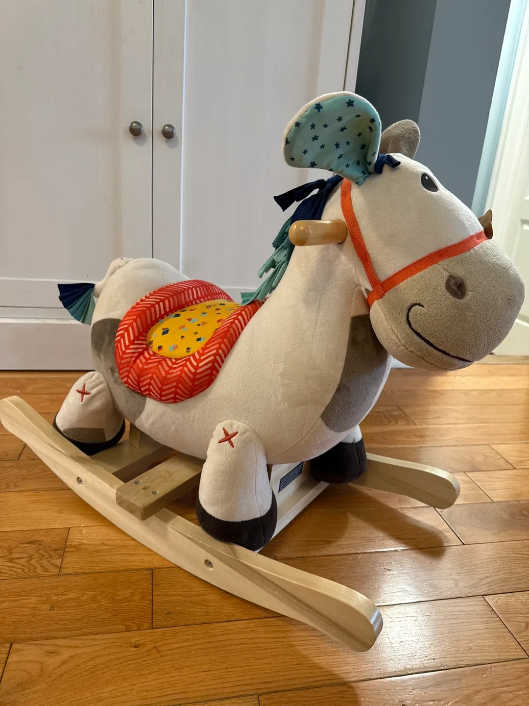 Pottery Barn Kids Plush Rocking Horse image indicator(2)