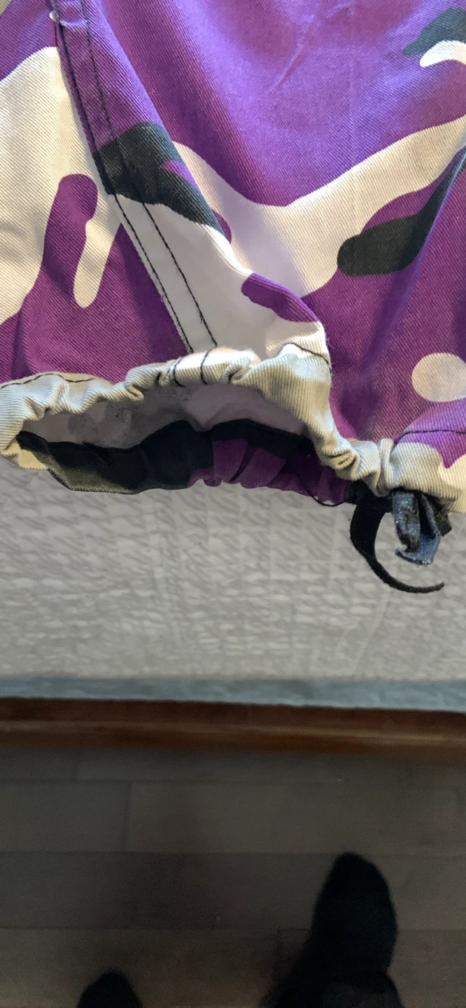 Purple Camo Cargo Pants - Small Regular - photo 3