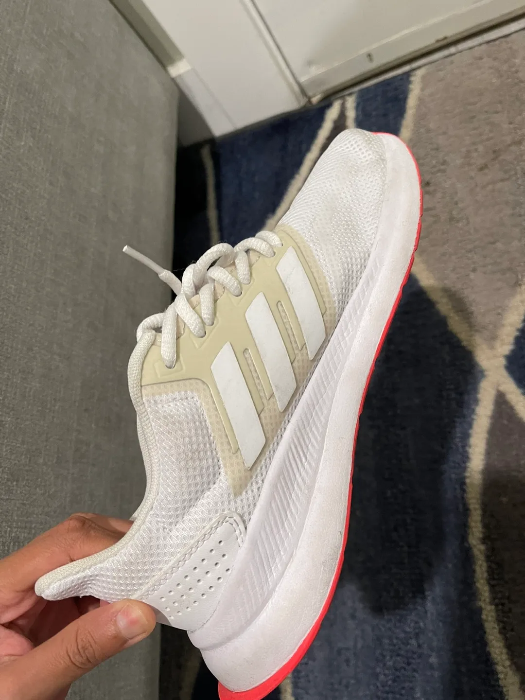 Adidas Runfalcon 3.0 White/Red Women's Running Shoes image indicator(2)