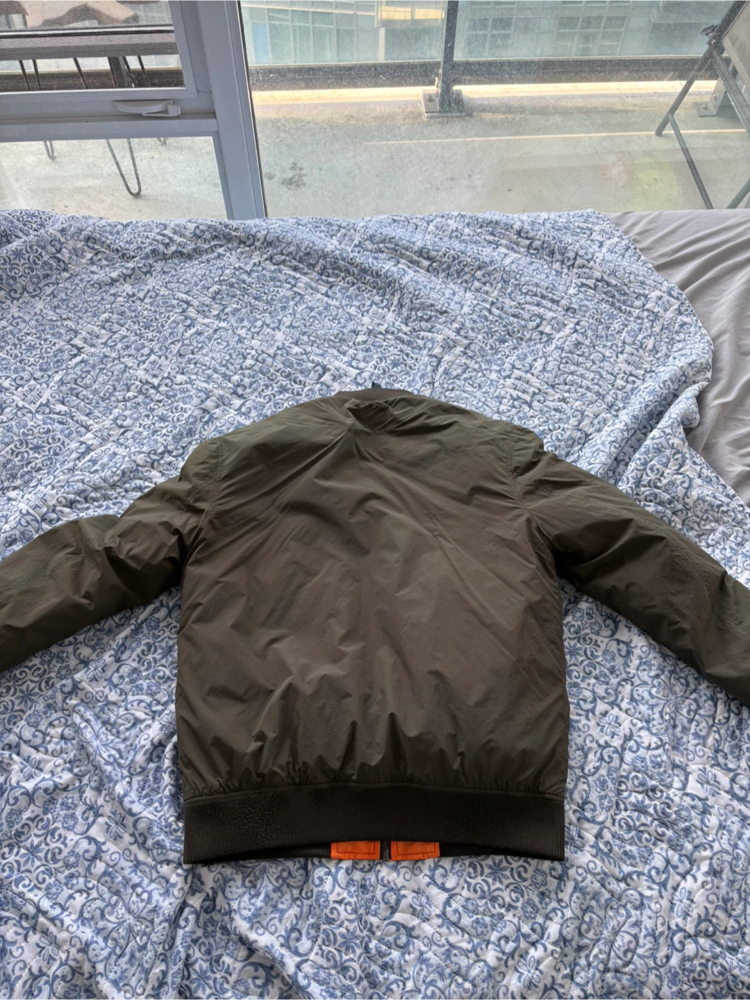Zara Bomber Jacket, Olive Green - photo 2
