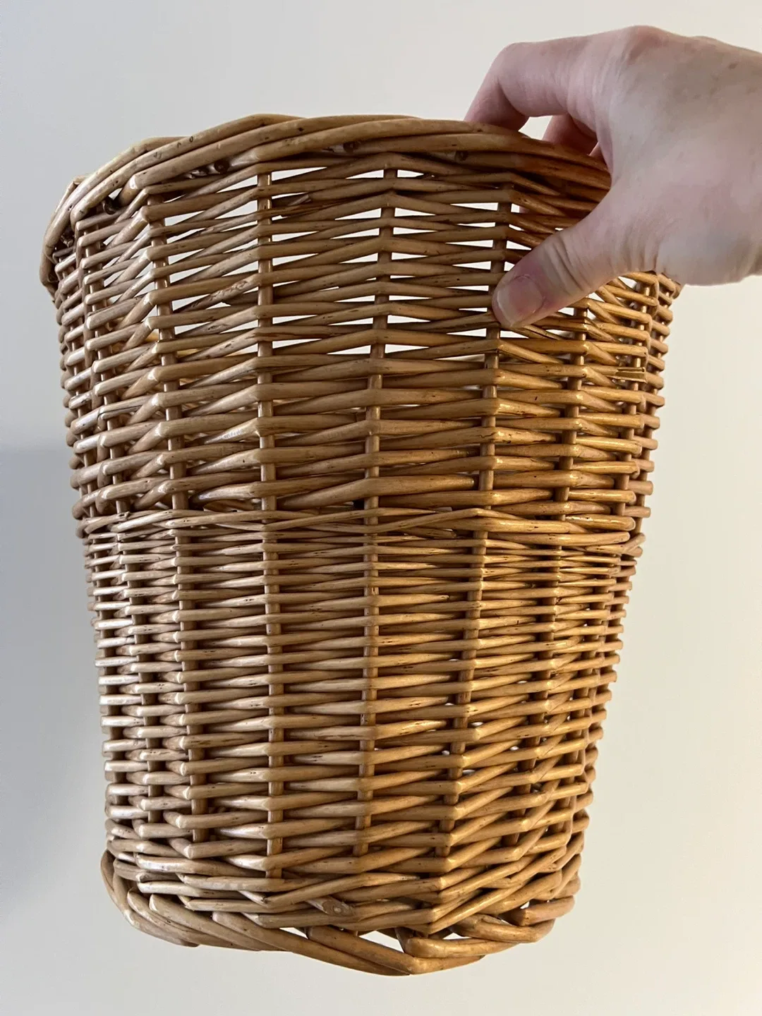 Wicker Basket/ plant holder thumbnail