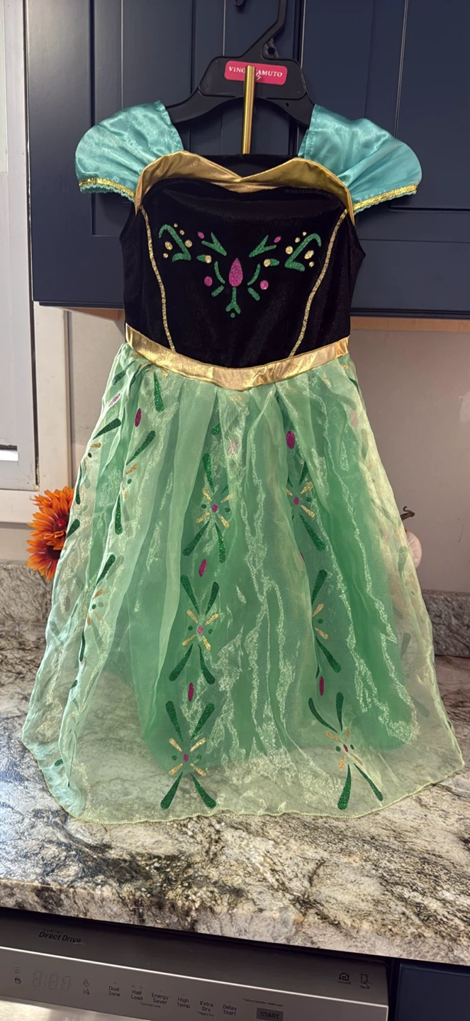 Disney Frozen Anna Dress 4-6 year old check more pictures - photo 3