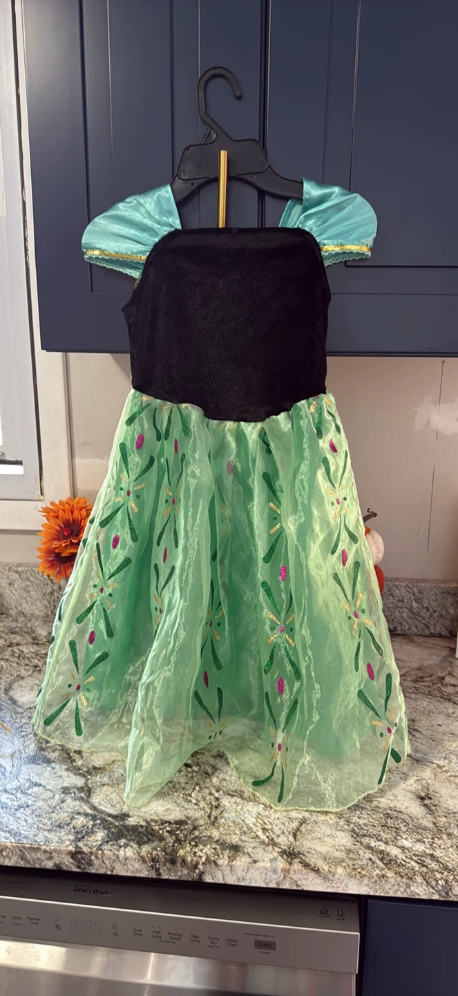Disney Frozen Anna Dress 4-6 year old check more pictures - photo 4