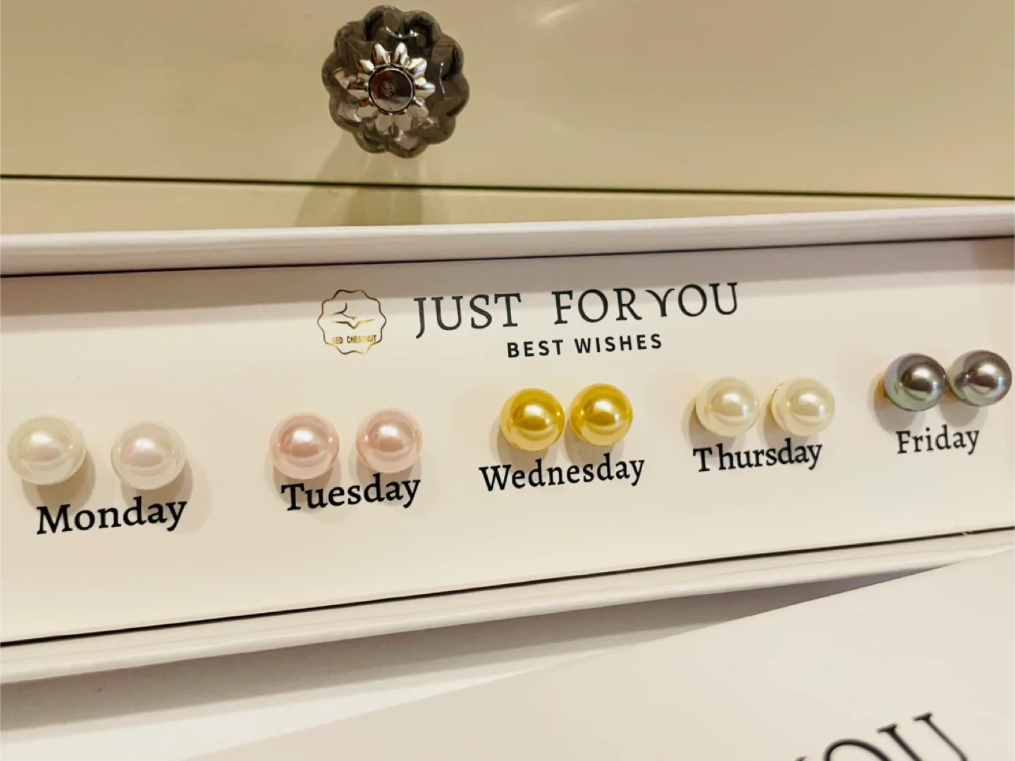 Just For You Best Wishes Pearl Earrings Set thumbnail