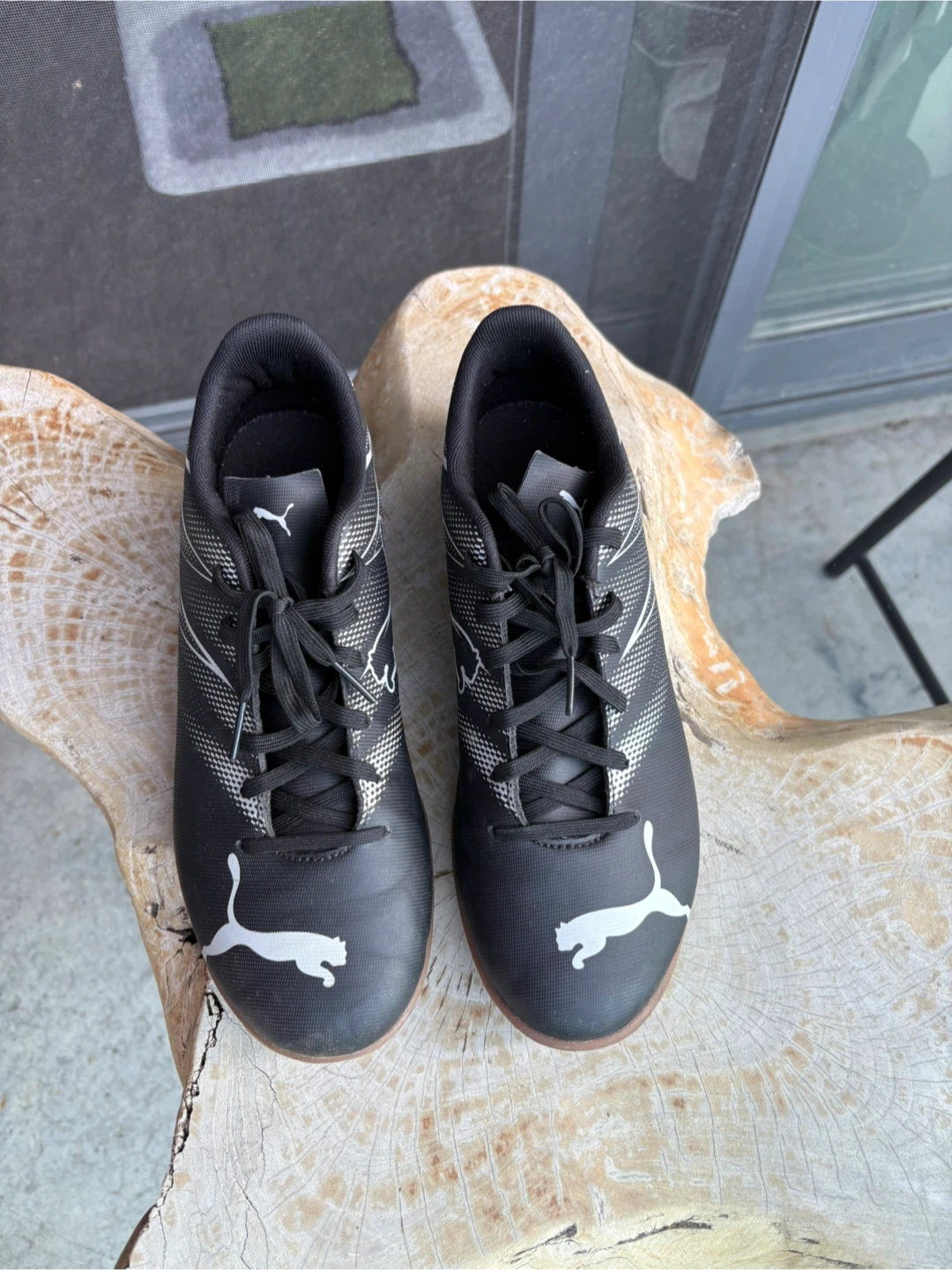 Puma Black Soccer Shoes