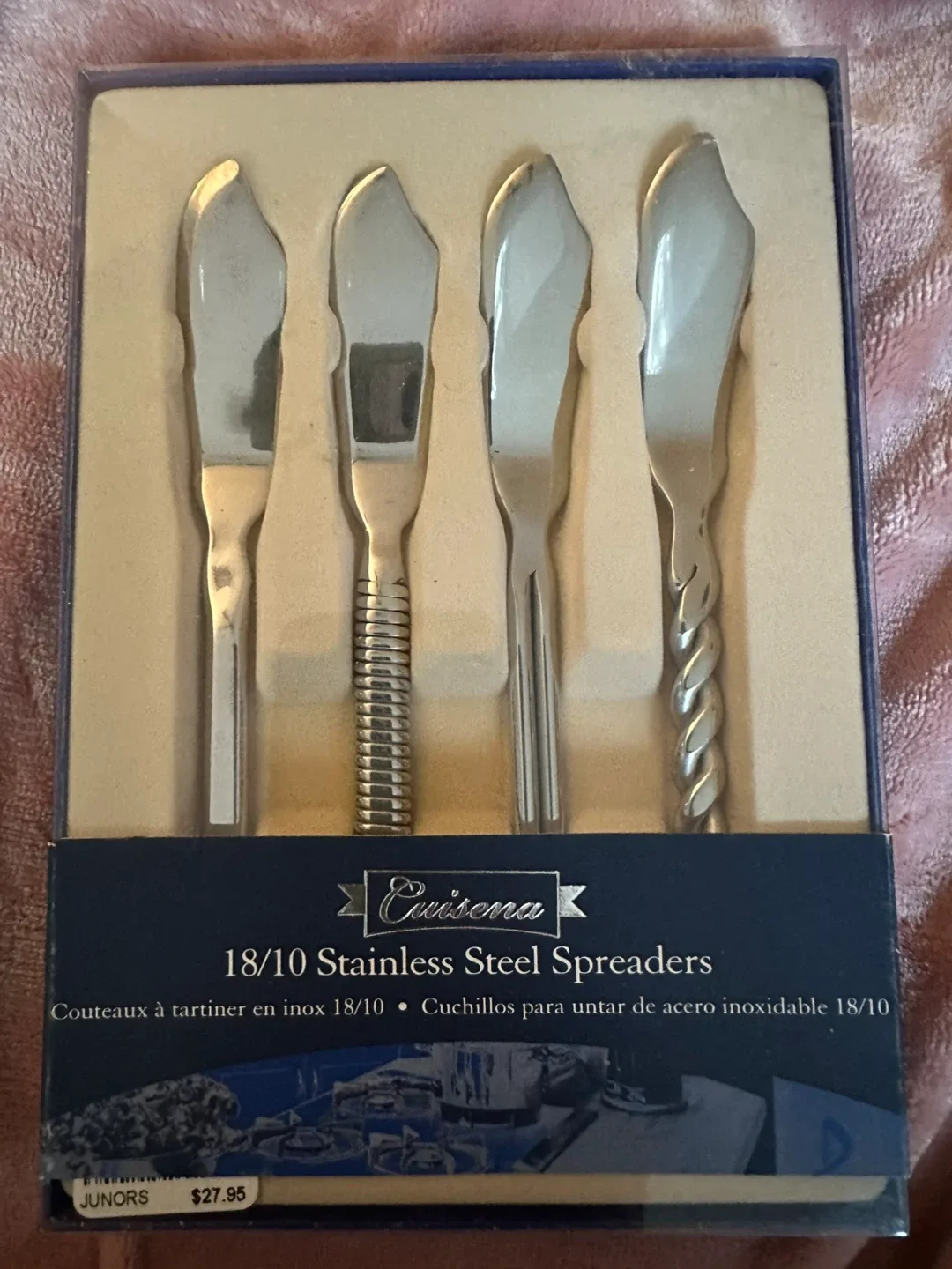 BNIB Cuisena 18/10 Stainless Spreaders thumbnail