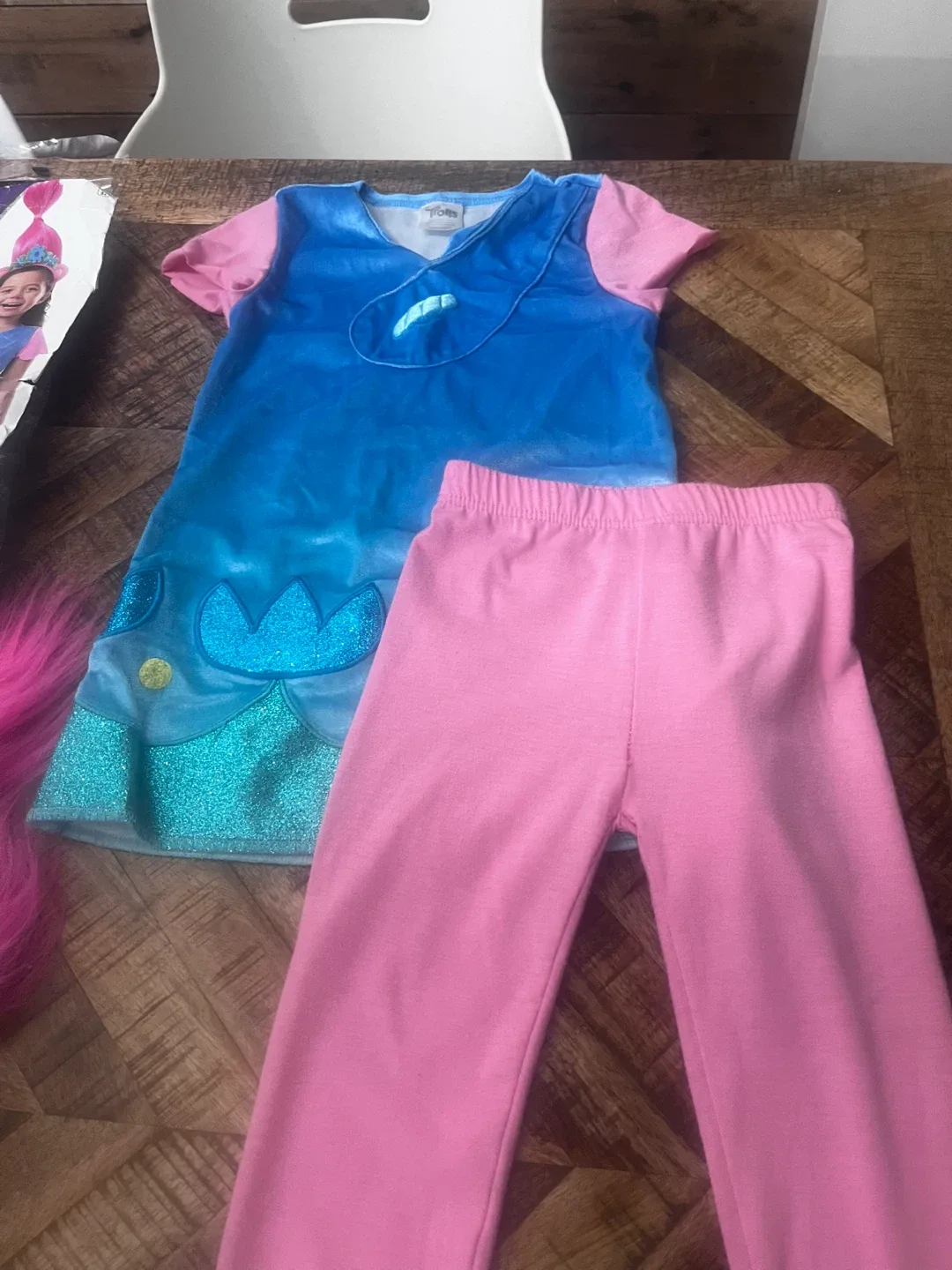 Trolls Poppy Costume Toddler Size 3T-4T image indicator(4)