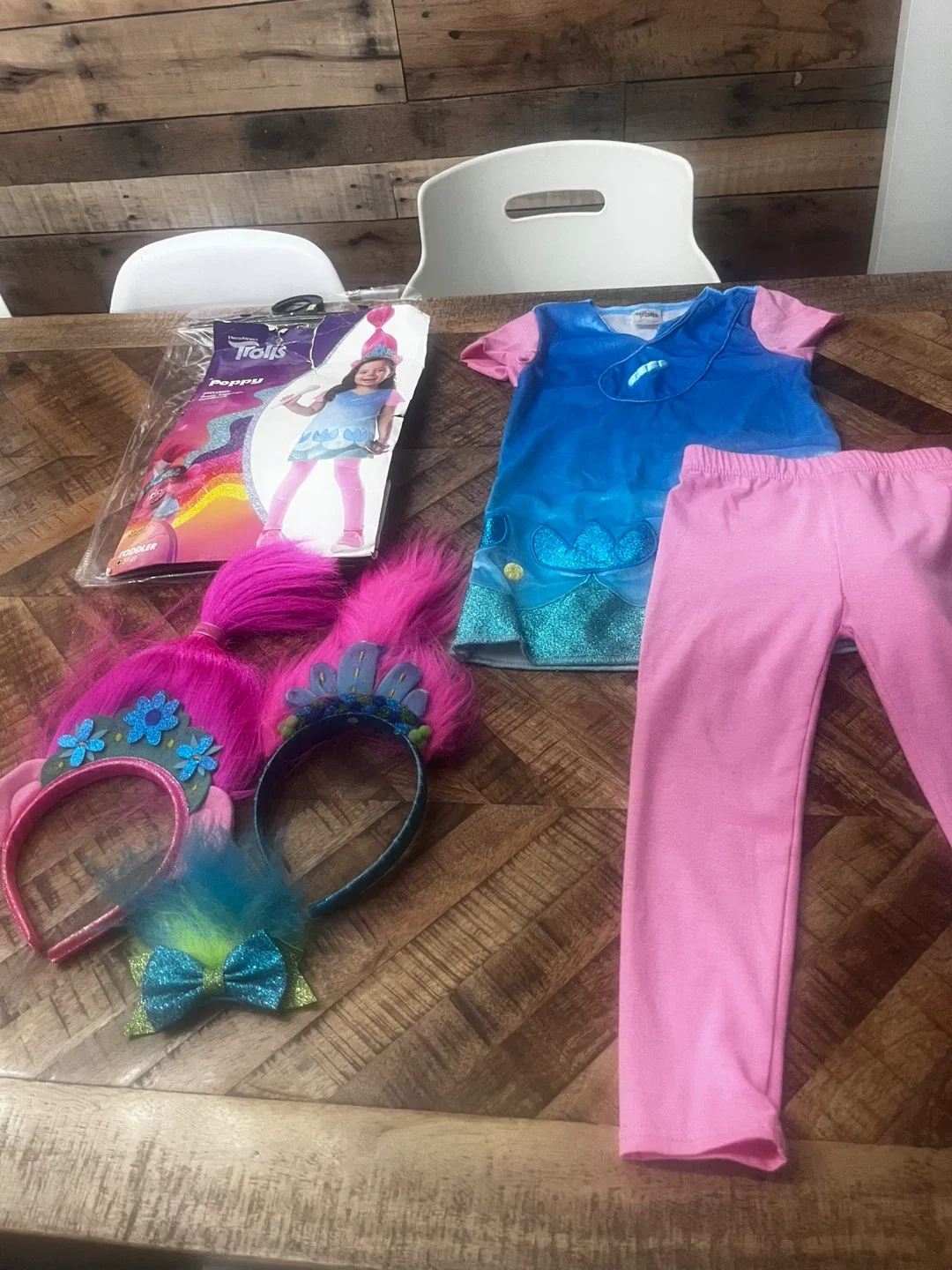 Trolls Poppy Costume Toddler Size 3T-4T thumbnail
