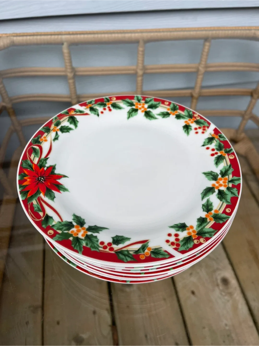 Set of 7 Ancama Christmas Plates thumbnail