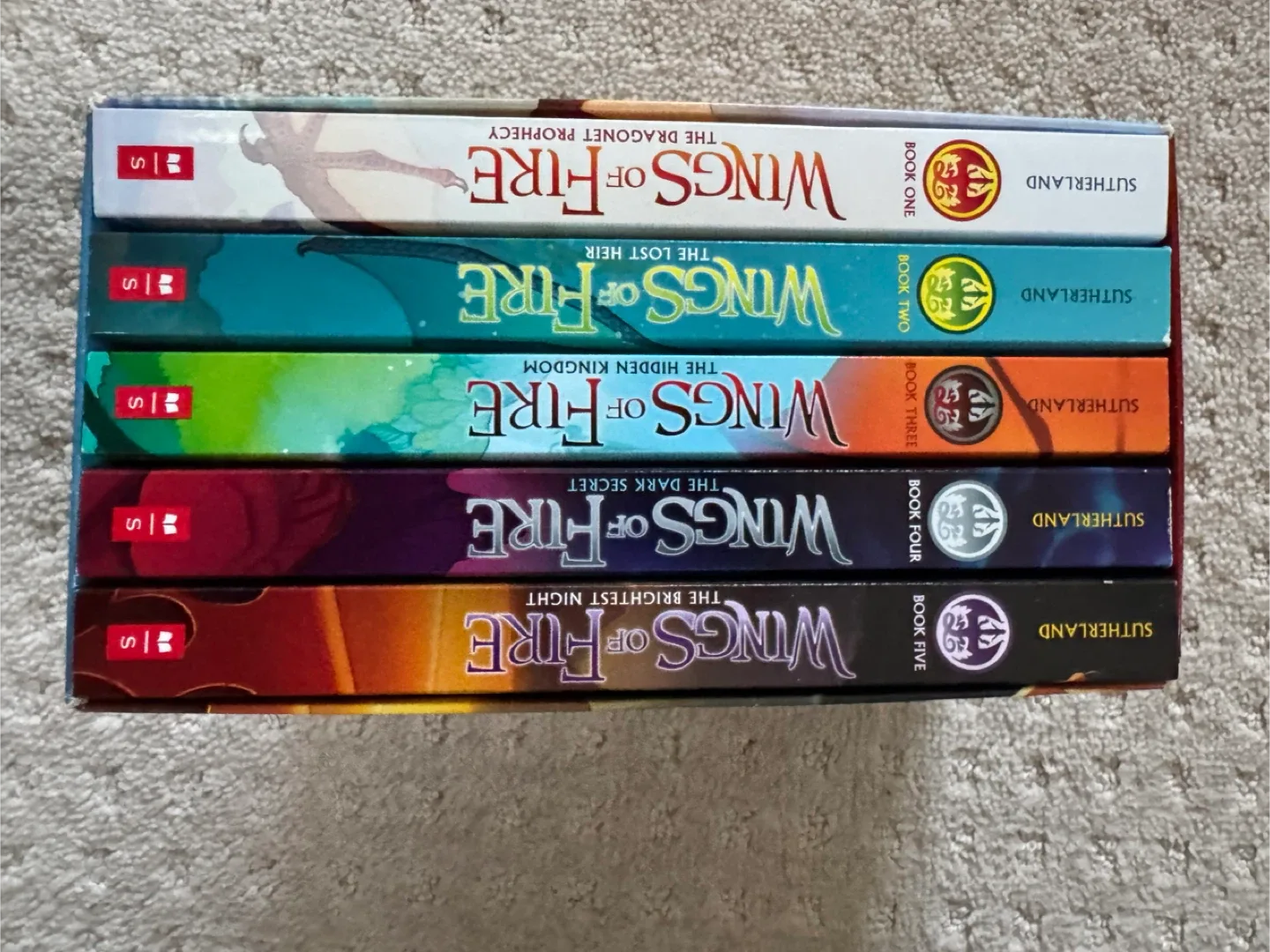 Wings of Fire Series Books 1-5 image indicator(2)