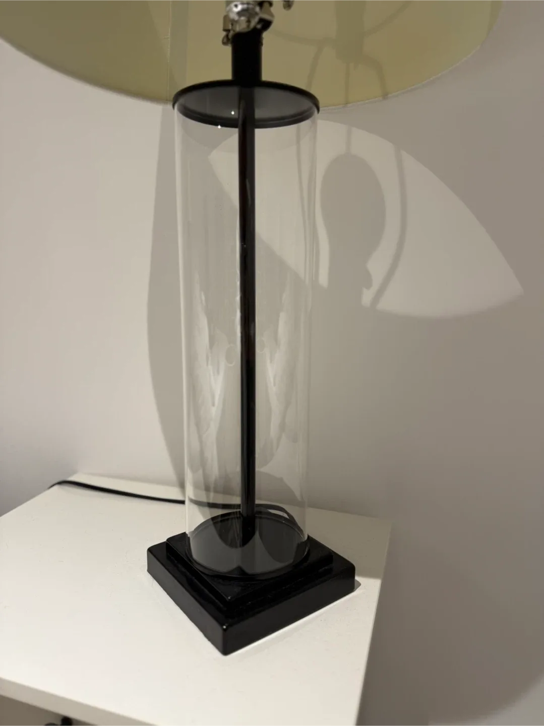 Table Lamp with Cylinder Glass Base image indicator(2)