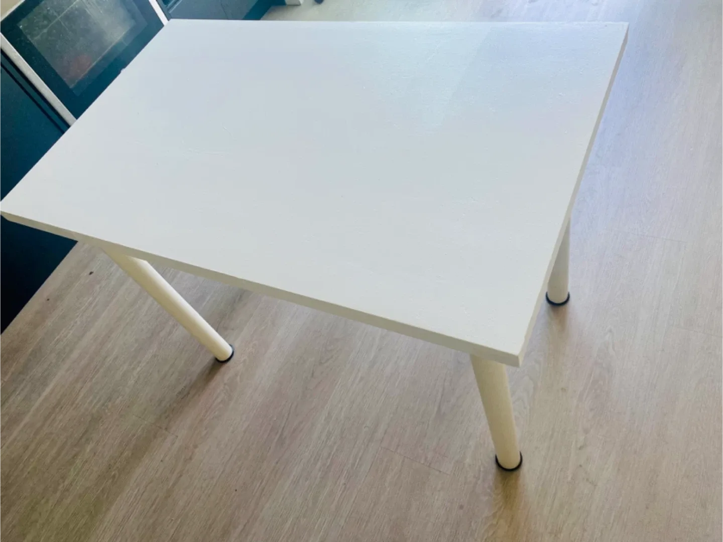 IKEA Linnmon/Adils White Table 47 1/4" image indicator(4)