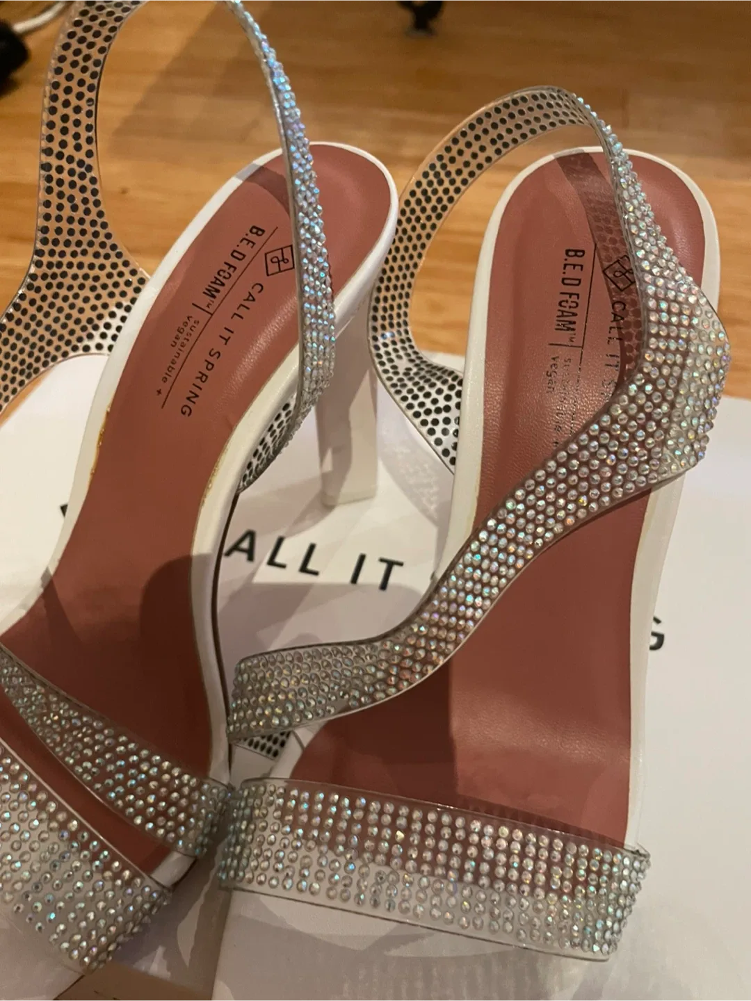 Call It Spring White Heels image indicator(2)