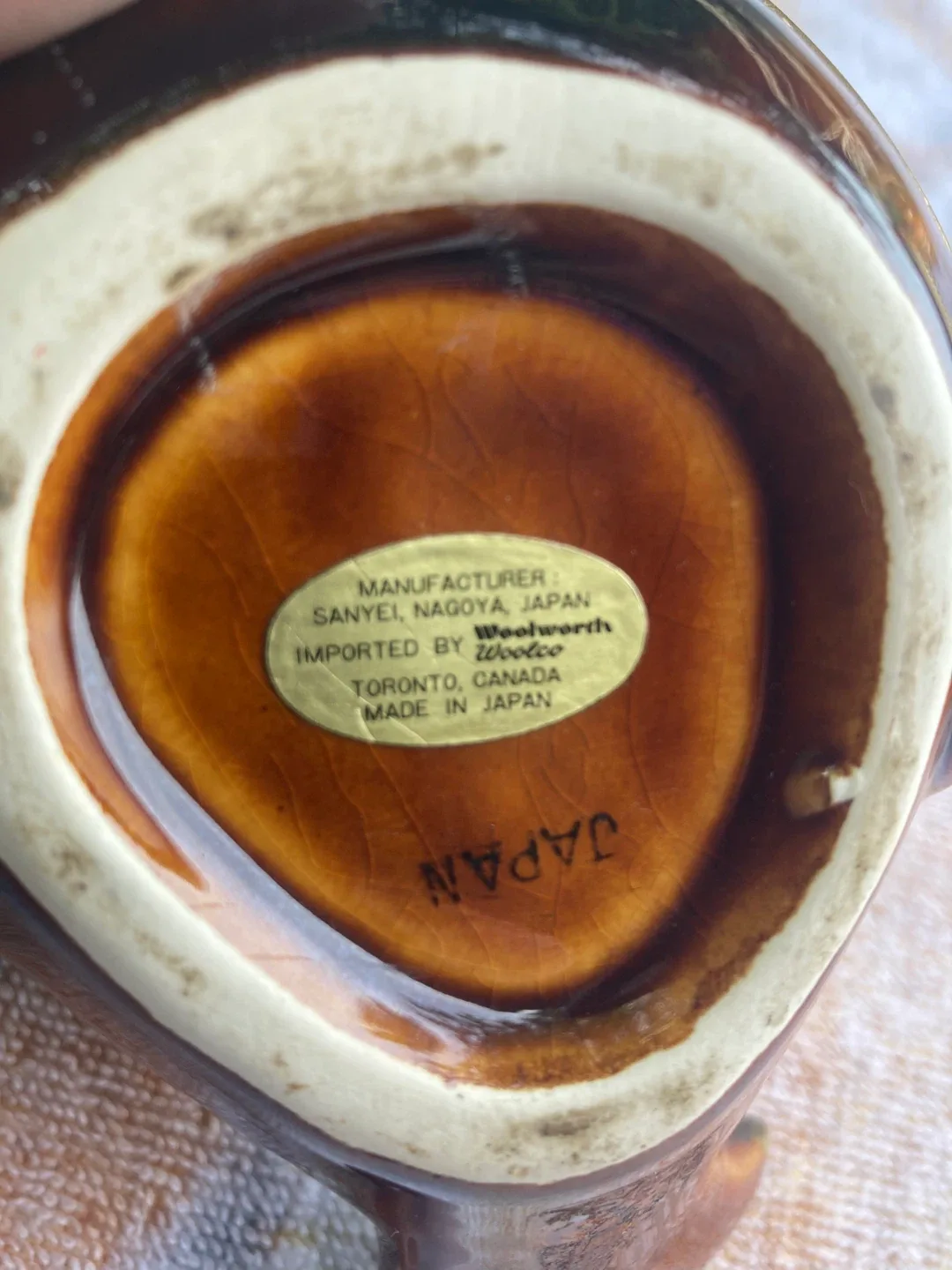 Vintage Woolco Japan Ceramic Whale Ashtray image indicator(6)