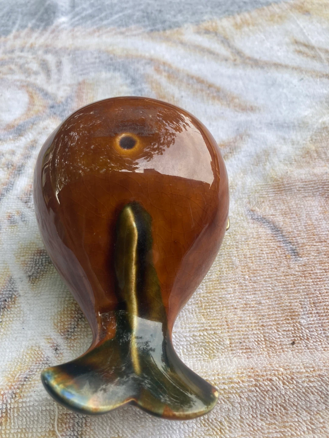 Vintage Woolco Japan Ceramic Whale Ashtray - photo 3