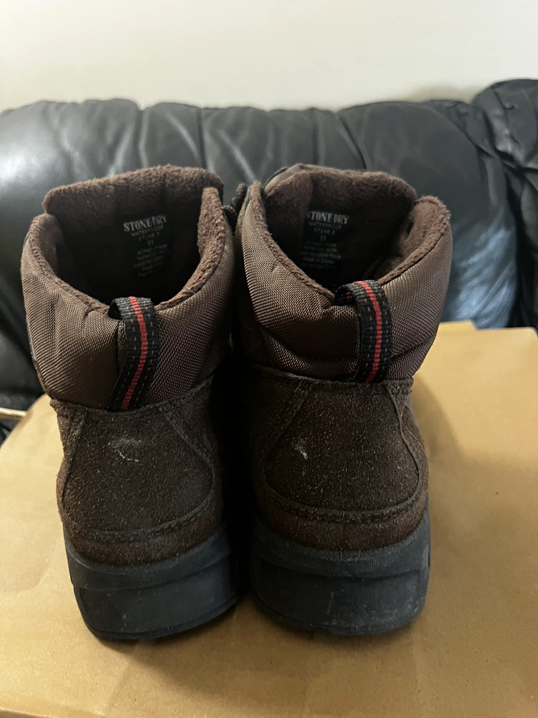 Stone Dry Thinsulate Brown Winter Boots - Size 11