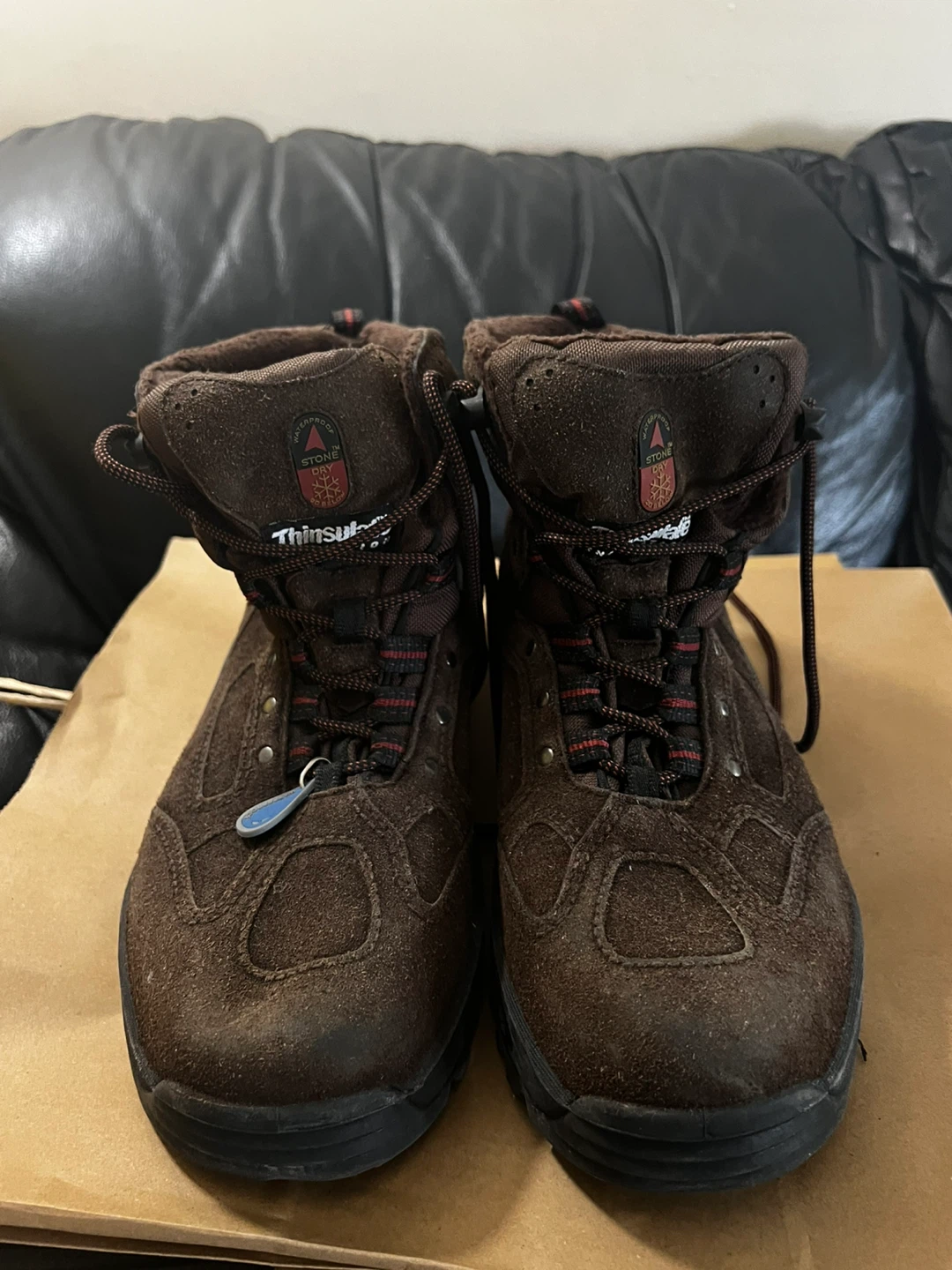 Stone Dry Thinsulate Brown Winter Boots - Size 11 - photo 2
