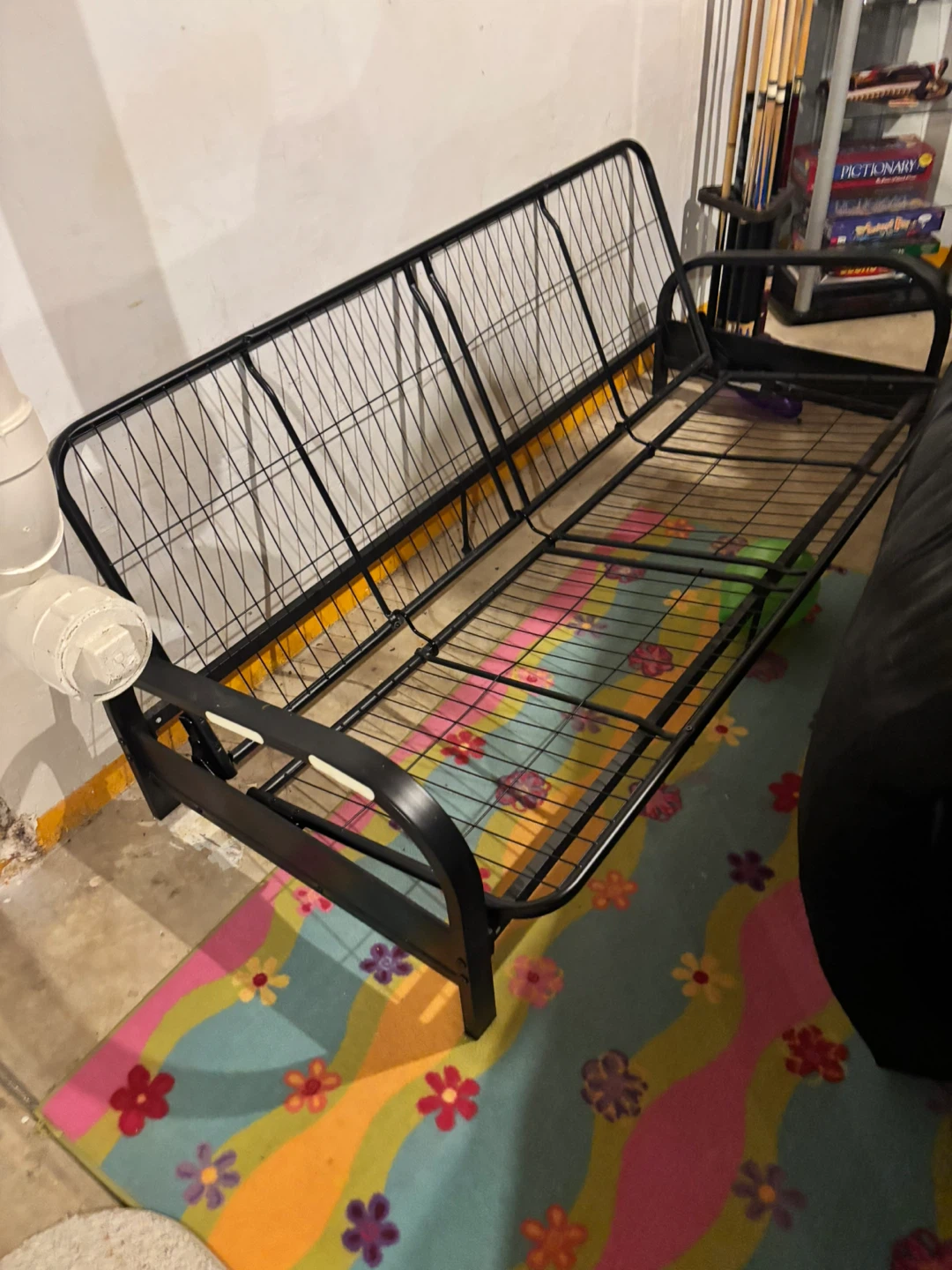 Black Metal Frame Futon - photo 3