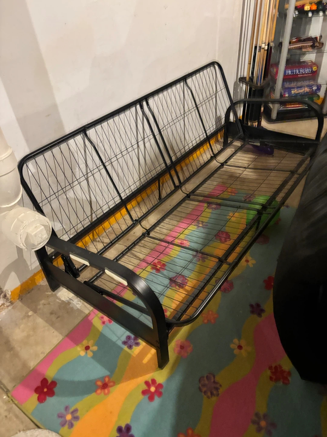 Black Metal Frame Futon - photo 2