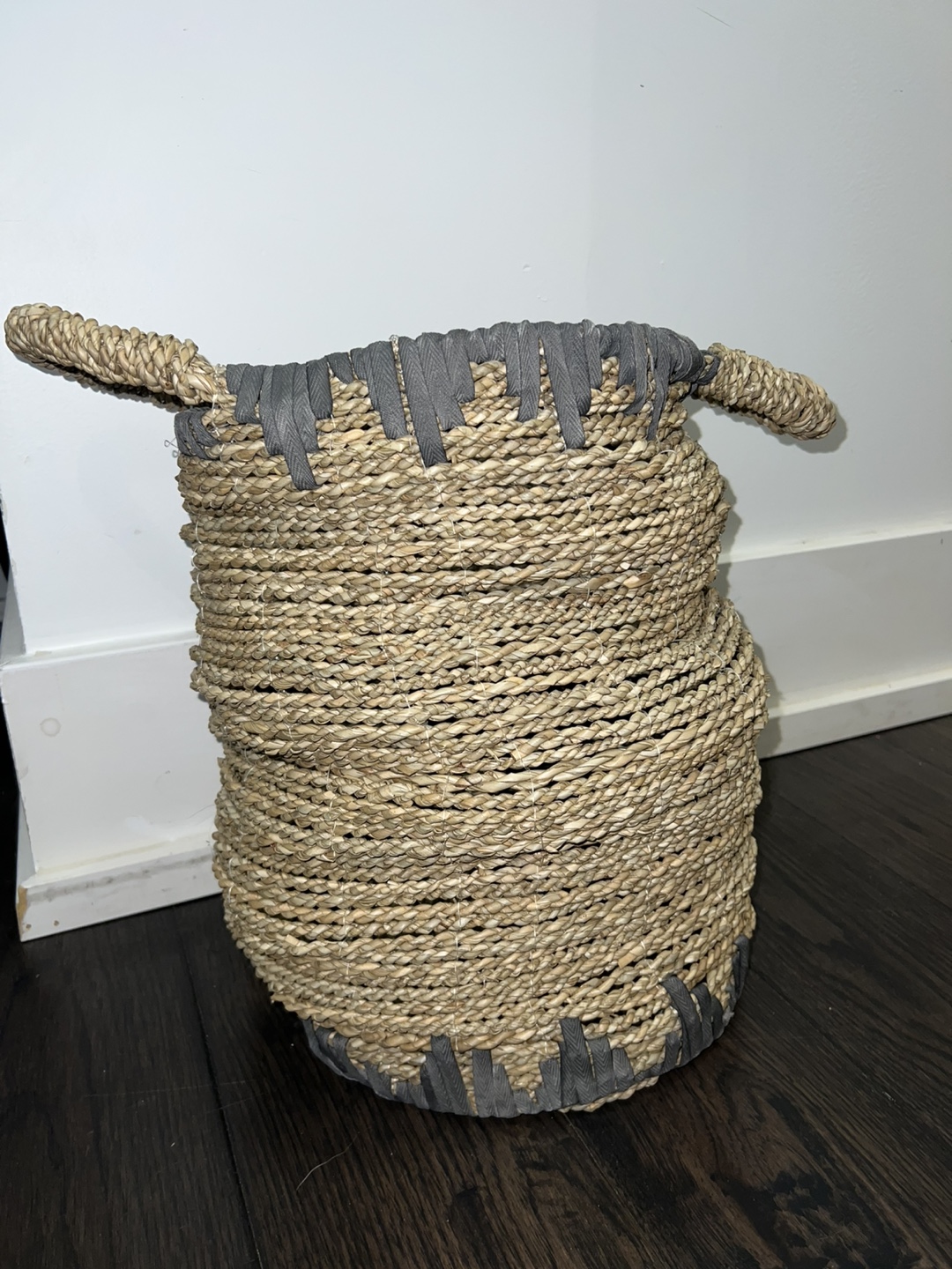 Rattan Woven Basket with Handles - photo 2
