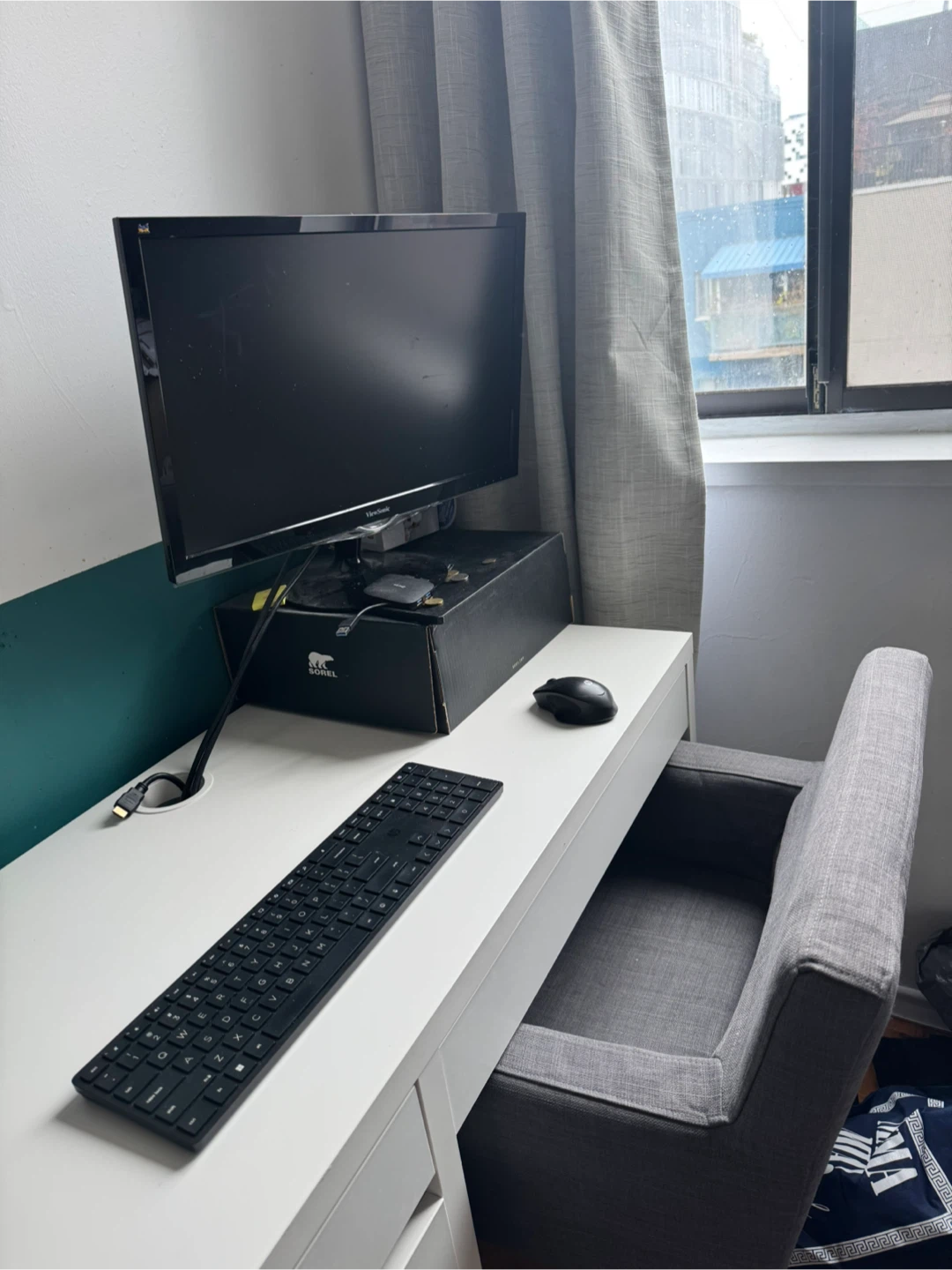 White desk