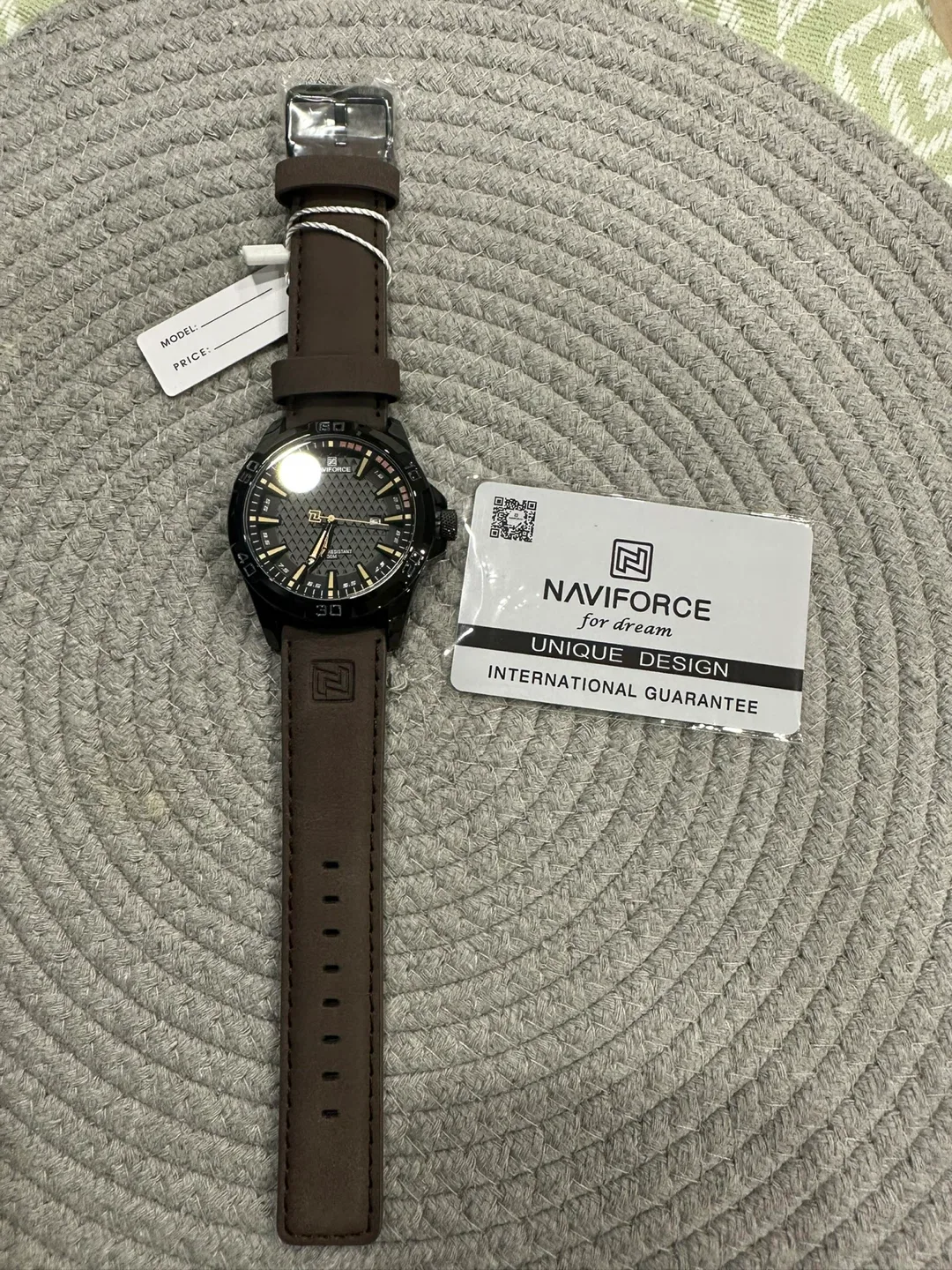 New Naviforce Watch - Brown Band, Black Face image indicator(3)