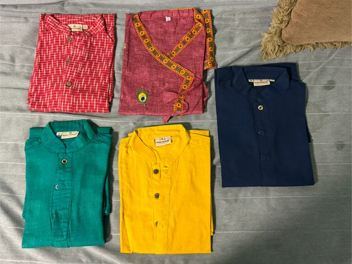 New Kids cotton kurta thumbnail
